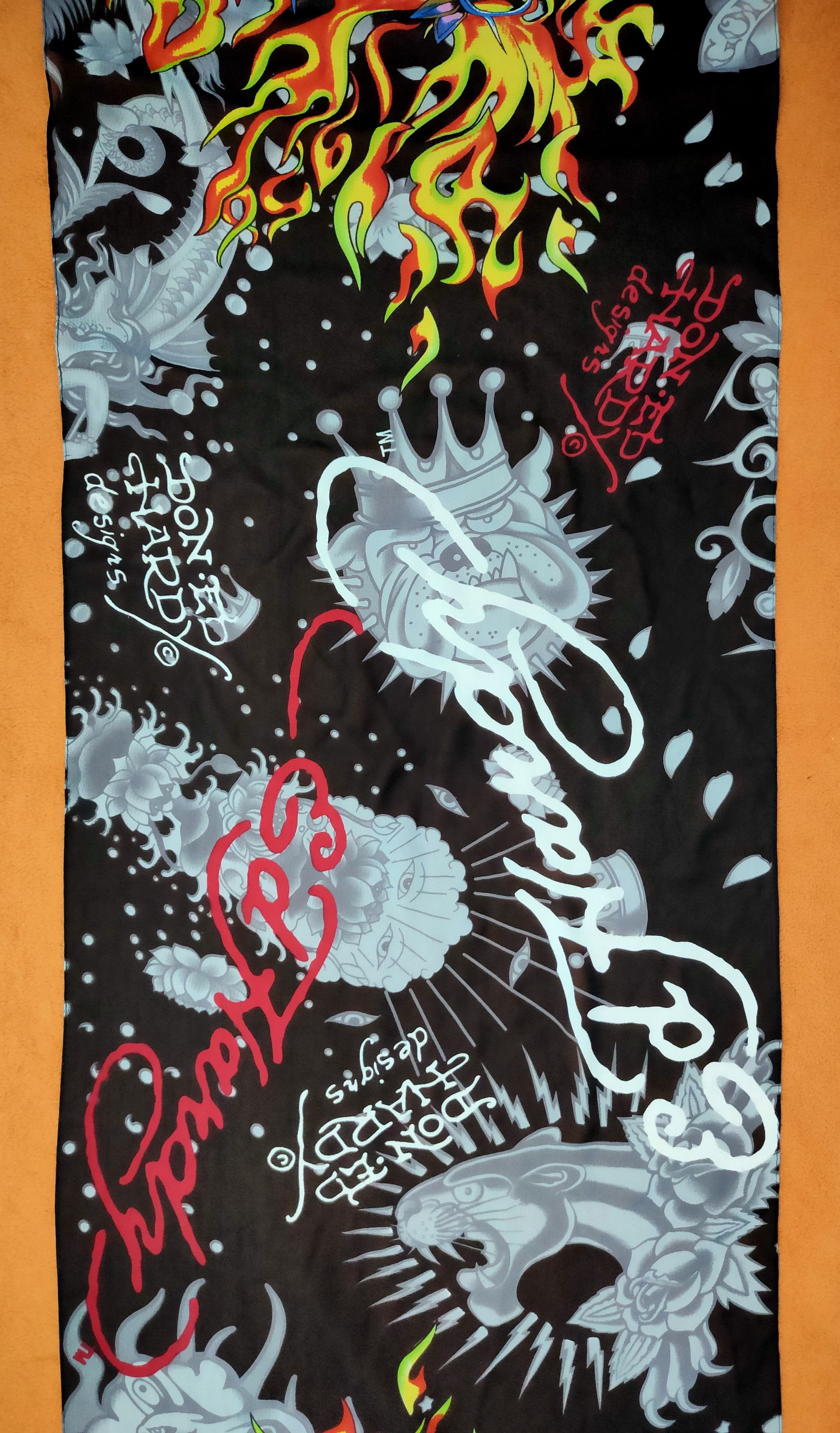 Ed Hardy × Other Ed Hardy Silk Scarve Size ONE SIZE - 3 Thumbnail