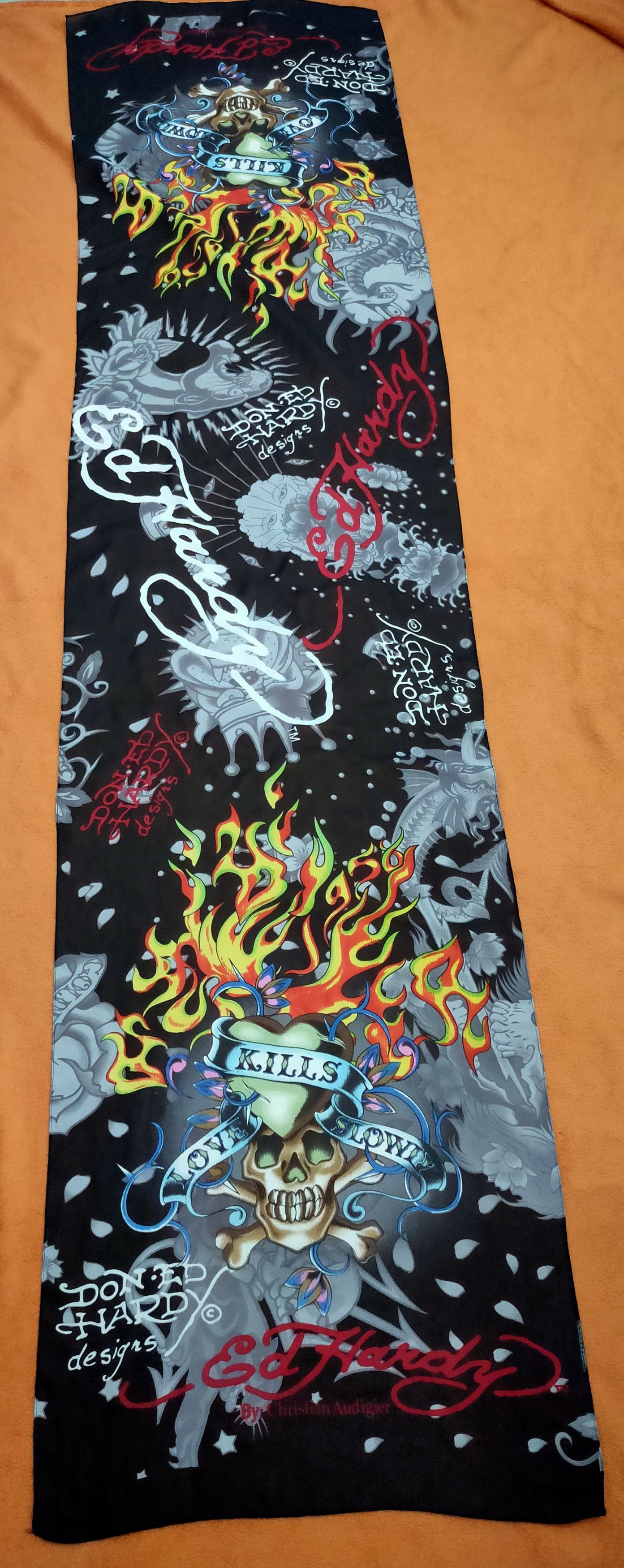 Ed Hardy × Other Ed Hardy Silk Scarve Size ONE SIZE - 2 Thumbnail