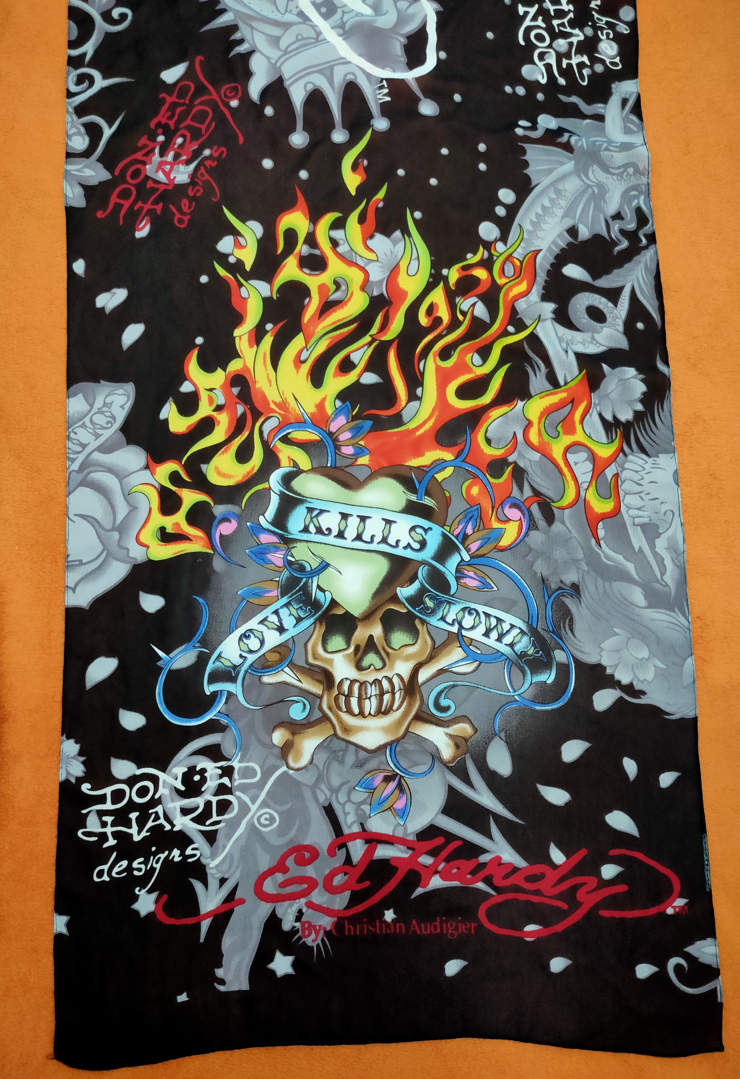 Ed Hardy × Other Ed Hardy Silk Scarve Size ONE SIZE - 7 Thumbnail