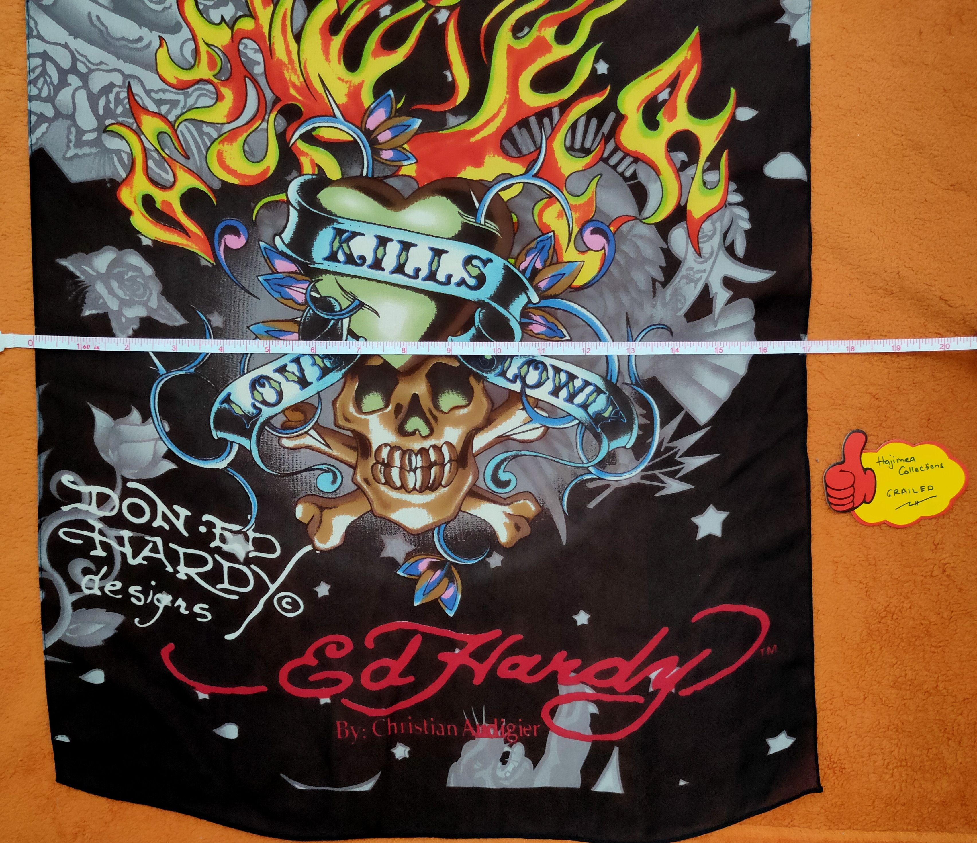 Ed Hardy × Other Ed Hardy Silk Scarve Size ONE SIZE - 5 Thumbnail