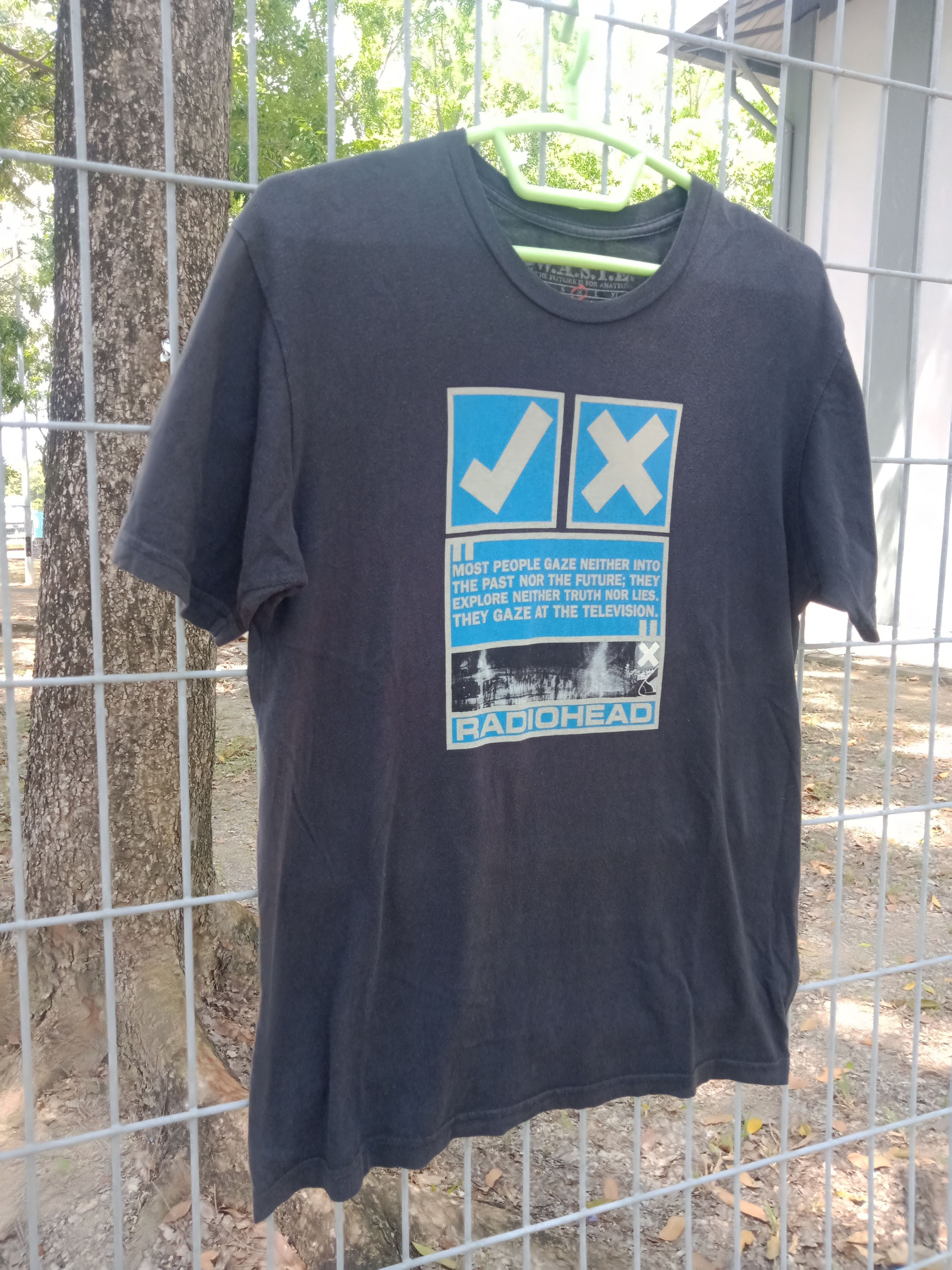 Band Tees × Vintage Vintage Radiohead Size US M / EU 48-50 / 2 - 2 Thumbnail