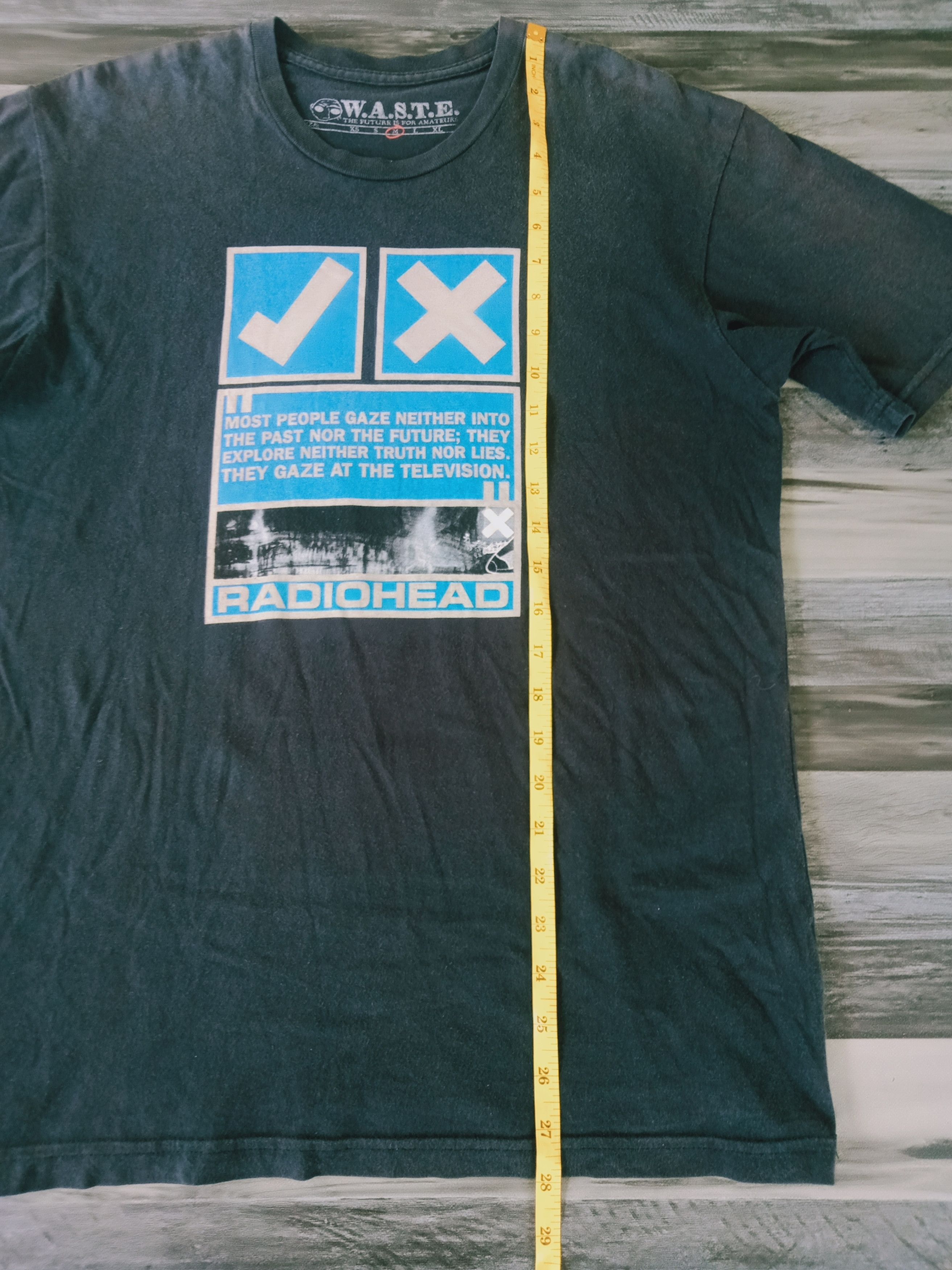 Band Tees × Vintage Vintage Radiohead Size US M / EU 48-50 / 2 - 18 Thumbnail