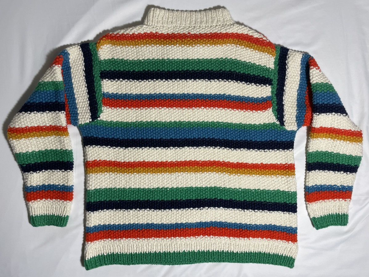 The Elder Statesman The Elder Statesman Off-White Varied Stripe Sweater Size US S / EU 44-46 / 1 - 12 Thumbnail