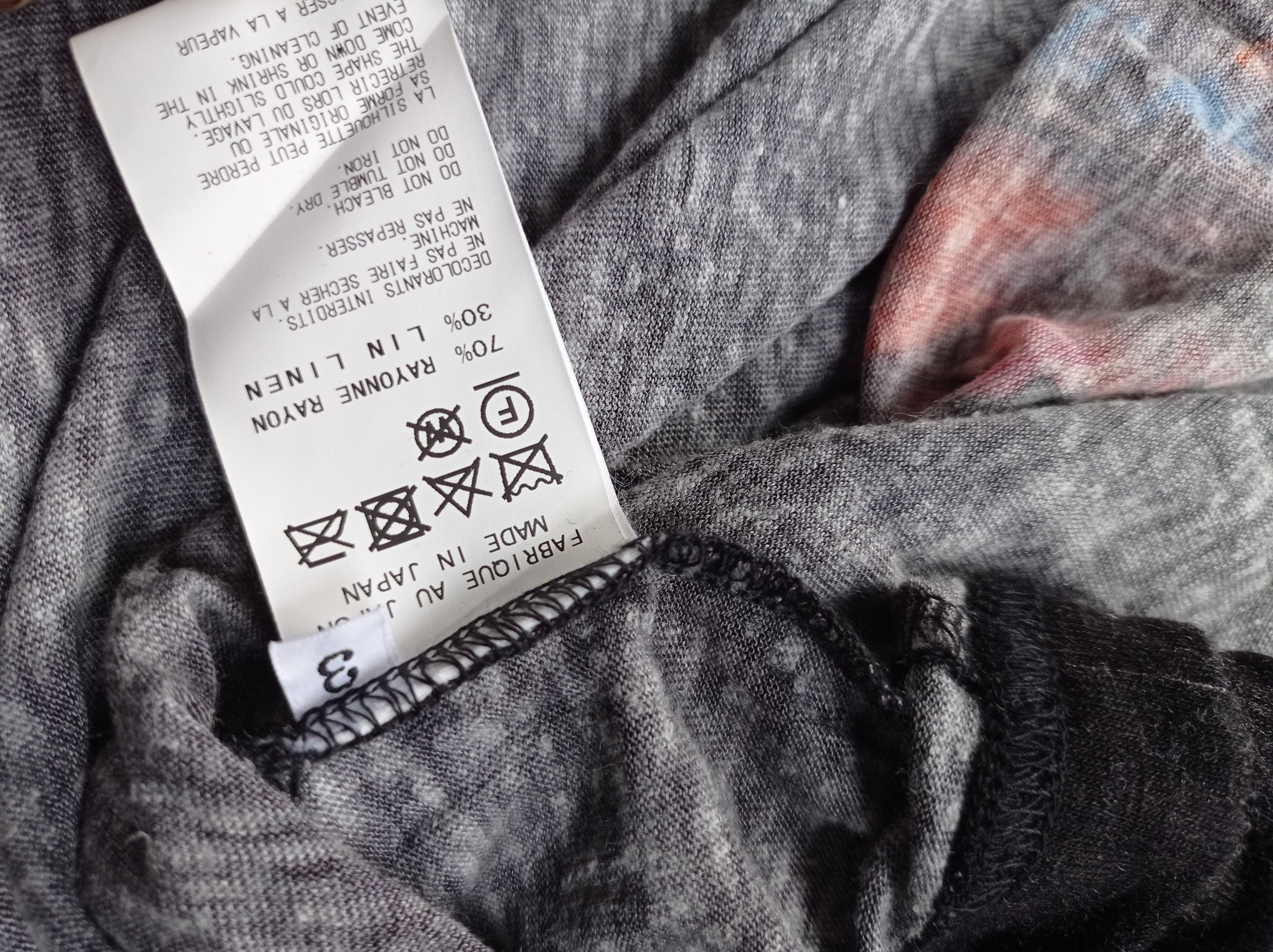 19SS BLACK SCANDAL yohji yamamoto oversize graphic tee