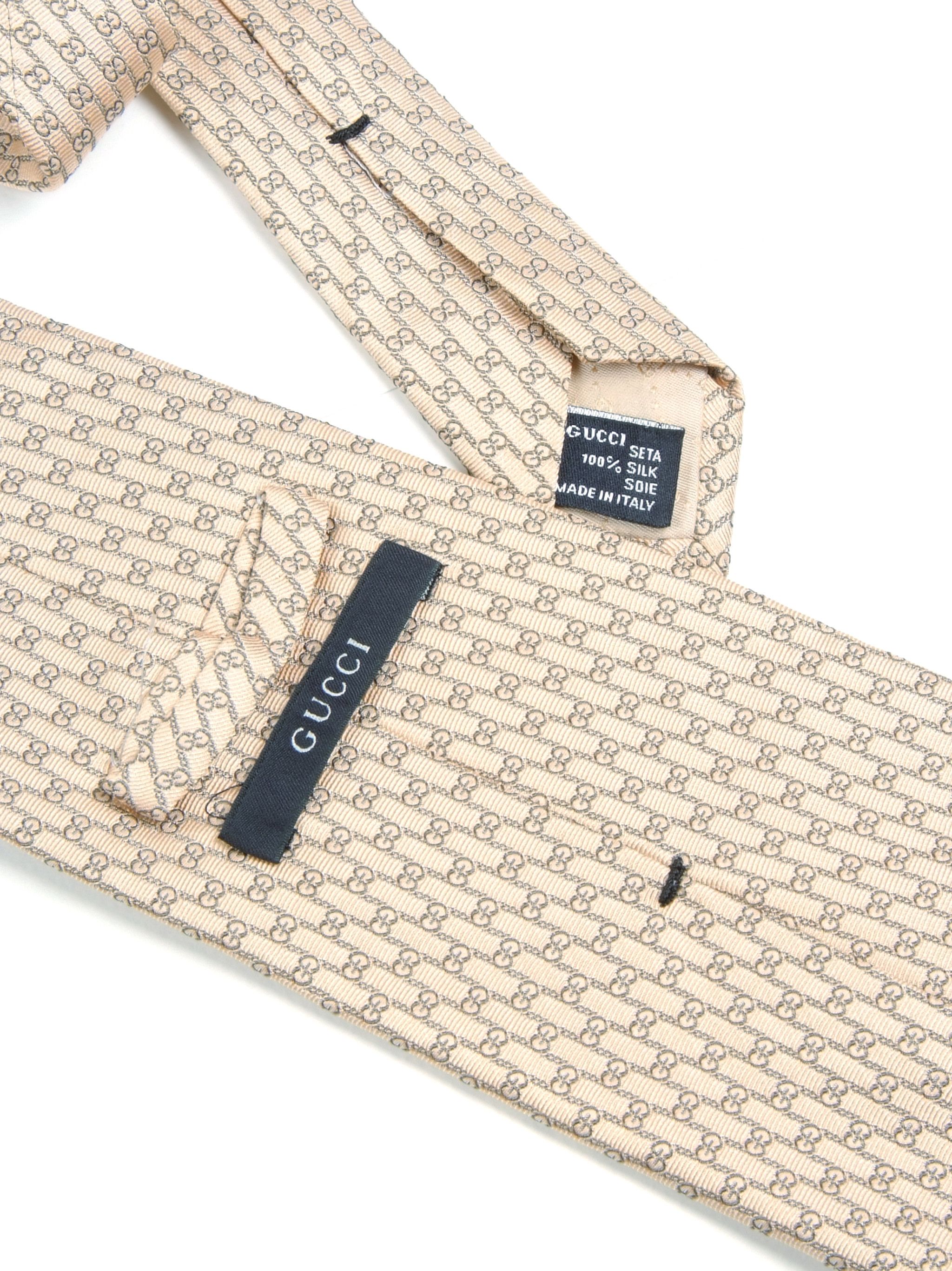 Gucci × Vintage 4 Gucci Vintage Silk Neck Tie Size ONE SIZE - 6 Thumbnail