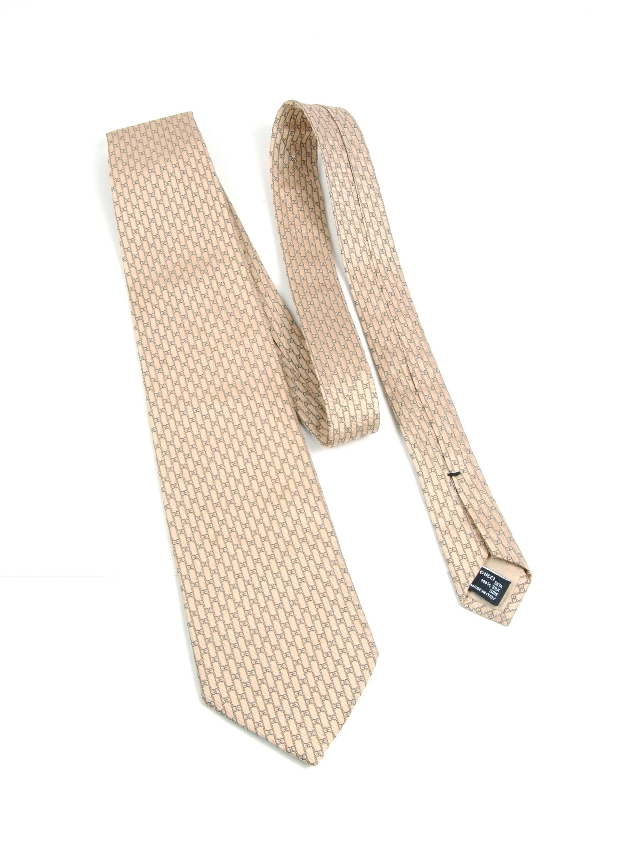 Gucci × Vintage 4 Gucci Vintage Silk Neck Tie Size ONE SIZE - 5 Thumbnail