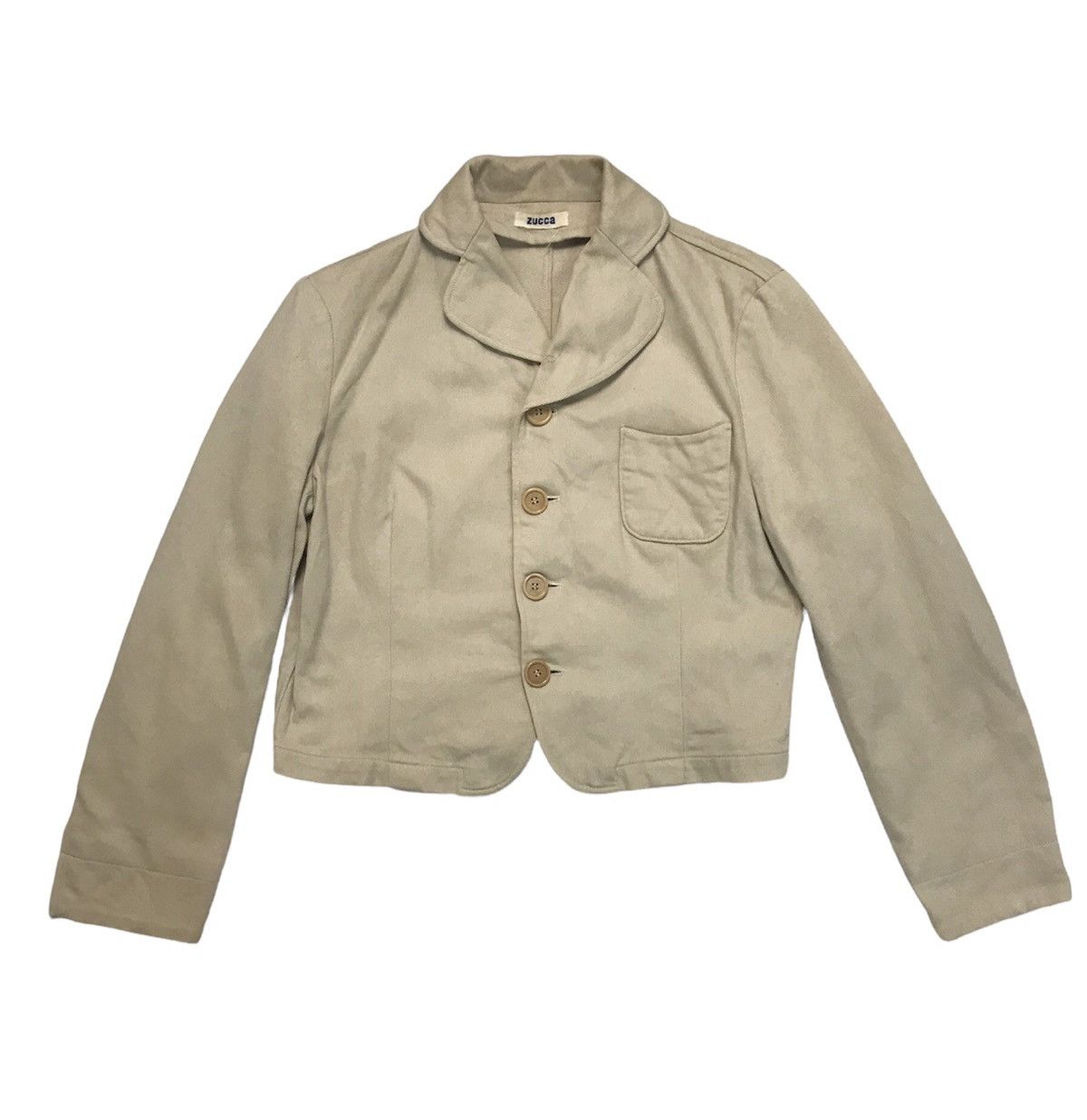 Zucca Cropped Button Jacket