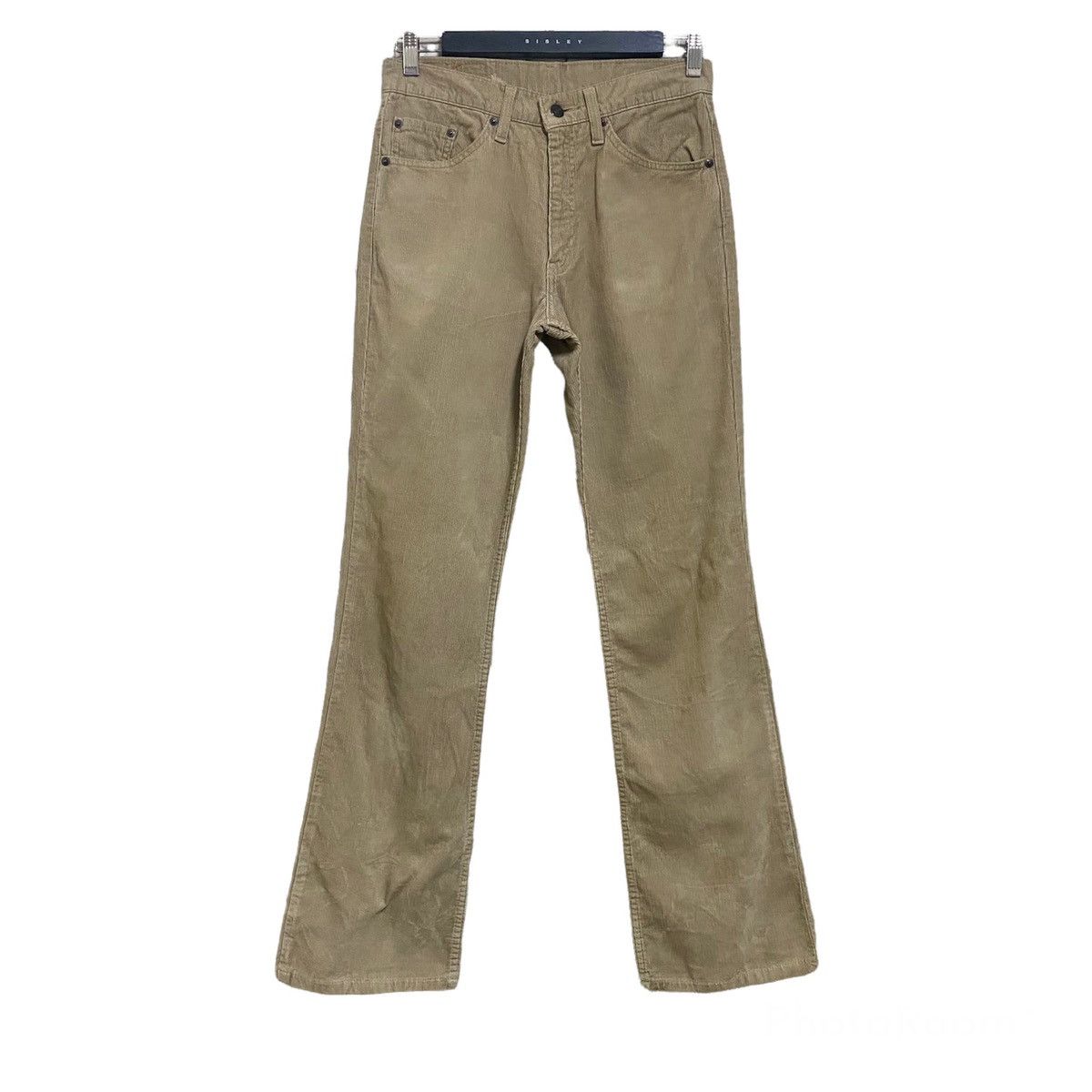 Levi's Vintage 90s Levis 517 Corduroy Flare Jeans Hedi Slimane Size US 30 / EU 46 - 2 Thumbnail