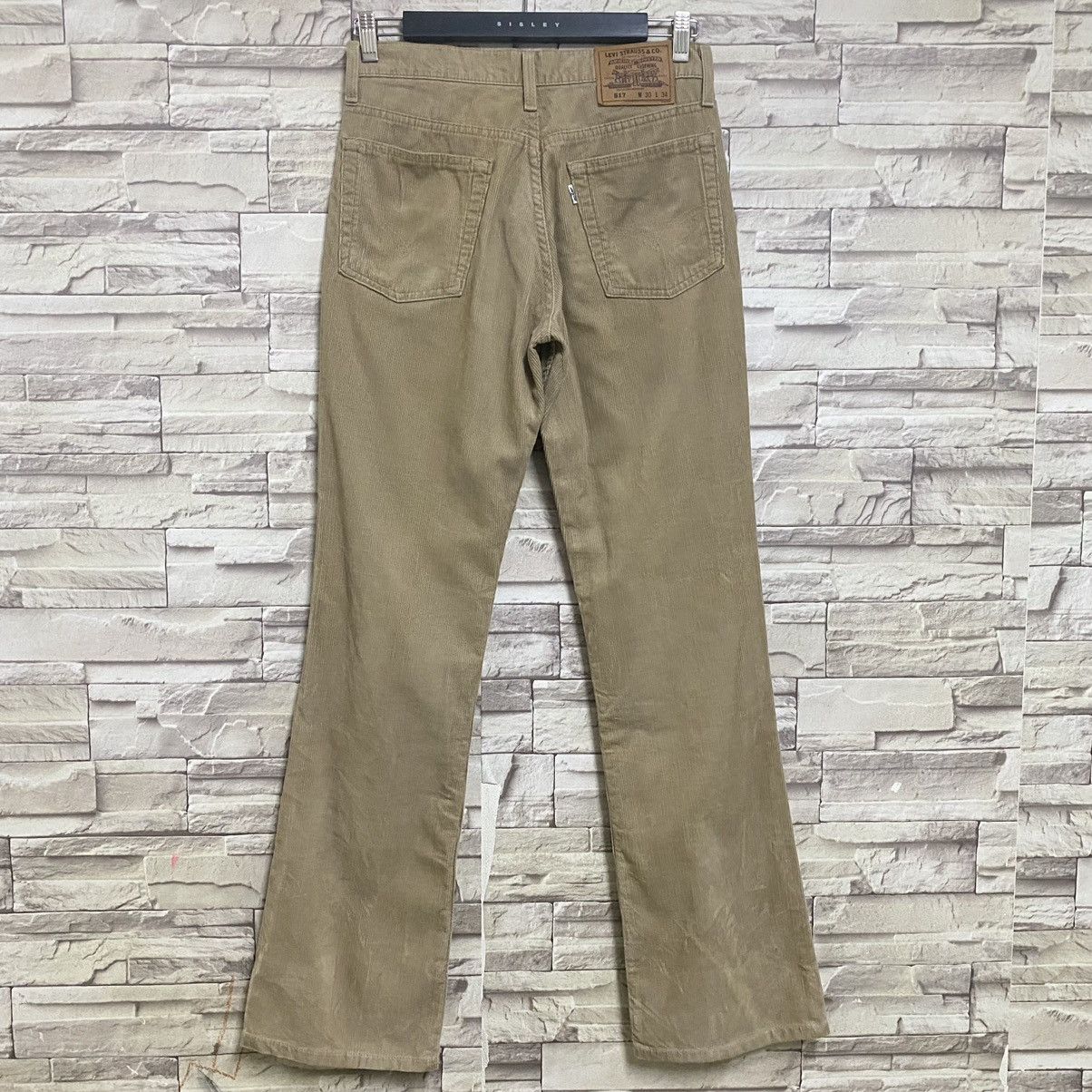 Levi's Vintage 90s Levis 517 Corduroy Flare Jeans Hedi Slimane Size US 30 / EU 46 - 10 Thumbnail