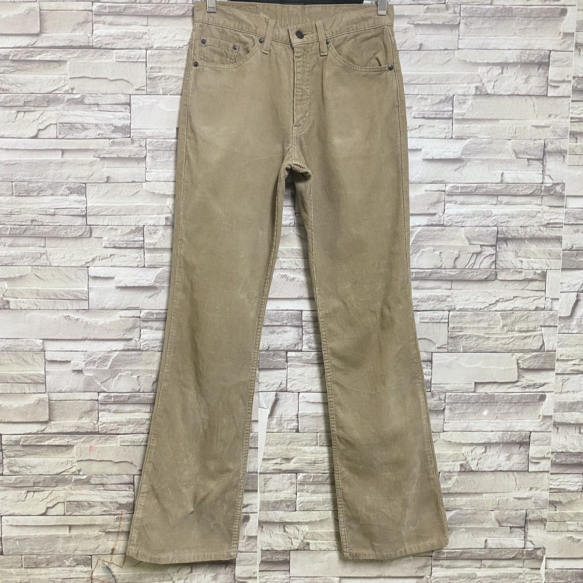 Levi's Vintage 90s Levis 517 Corduroy Flare Jeans Hedi Slimane Size US 30 / EU 46 - 3 Thumbnail