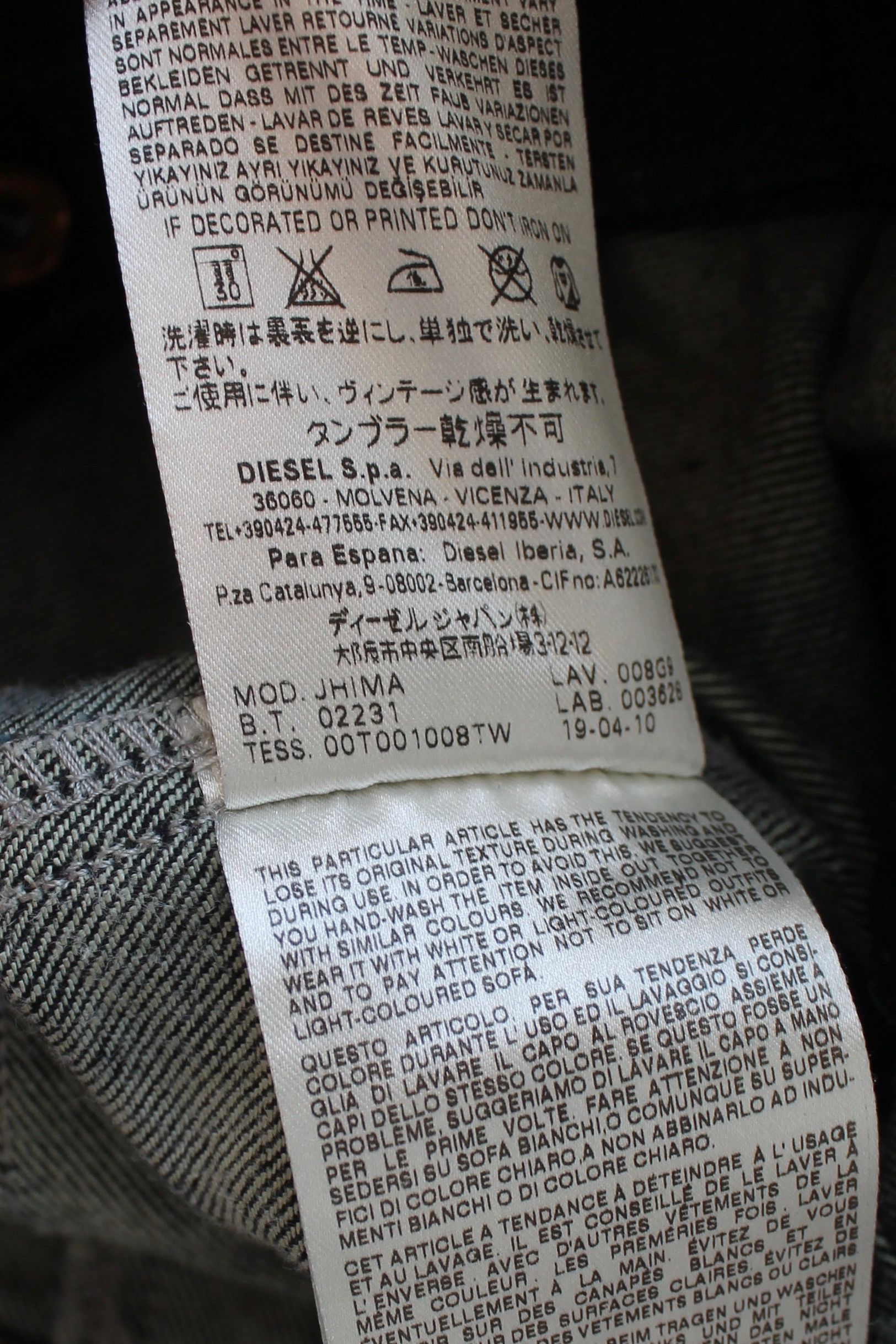Diesel DIESEL JHIMA Denim Indigo Jacket Size US XS / EU 42 / 0 - 13 Thumbnail