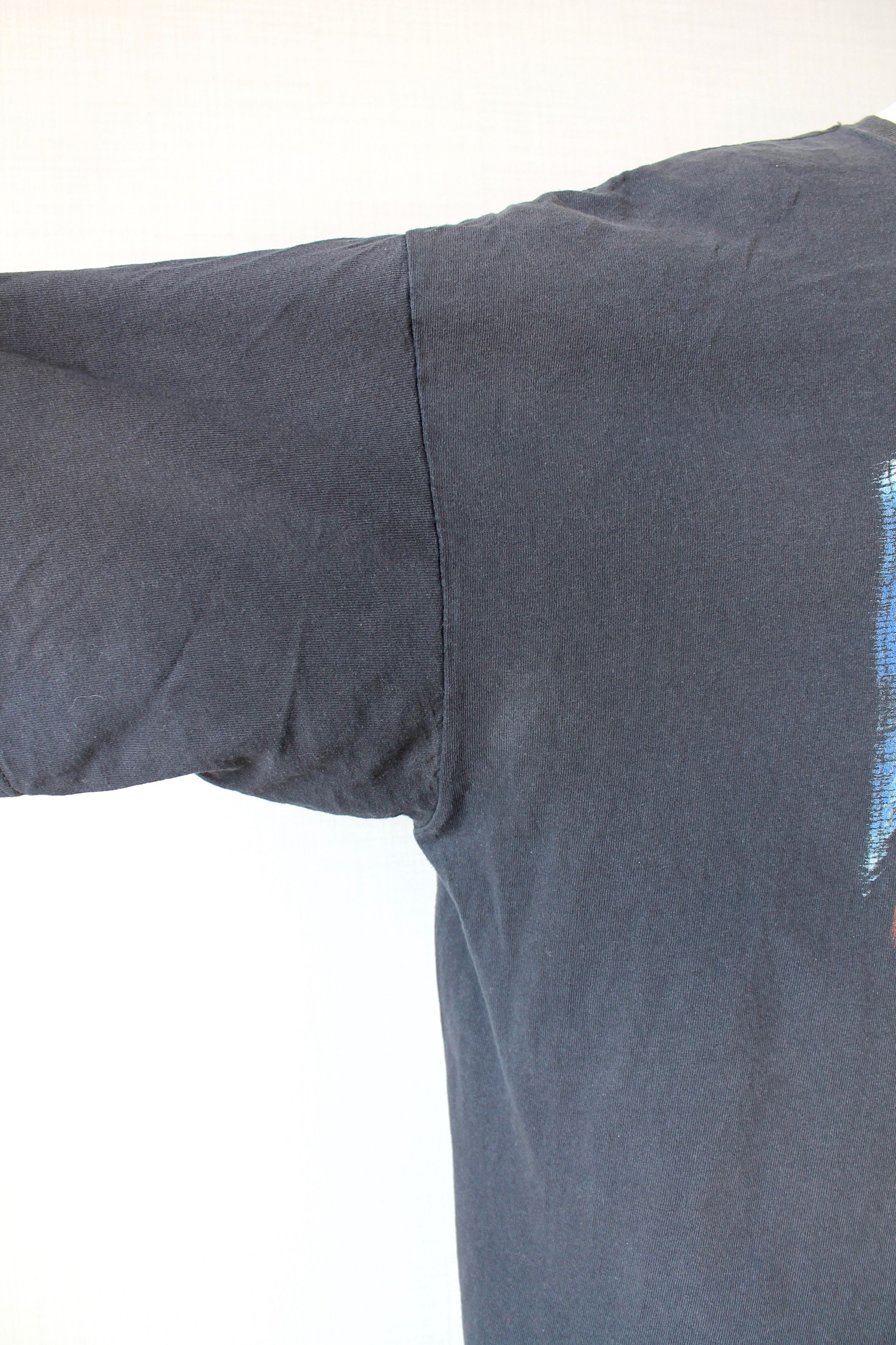 Band Tees 1990 Vintage! RUNNING WILD T-shirt Black Sun Faded Size US XXL / EU 58 / 5 - 7 Thumbnail