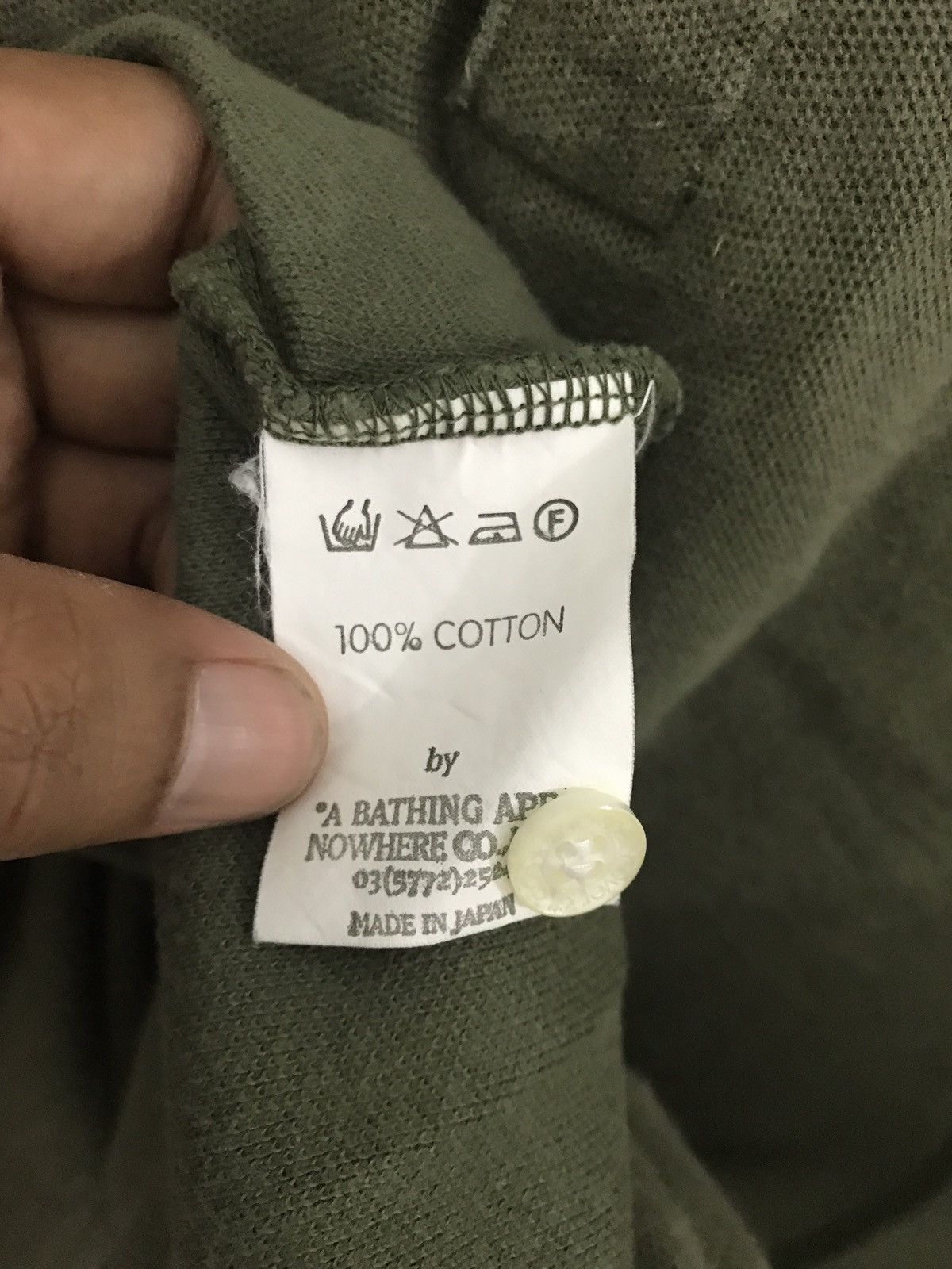 Bape Bapesta One Point Polo Size US L / EU 52-54 / 3 - 5 Thumbnail