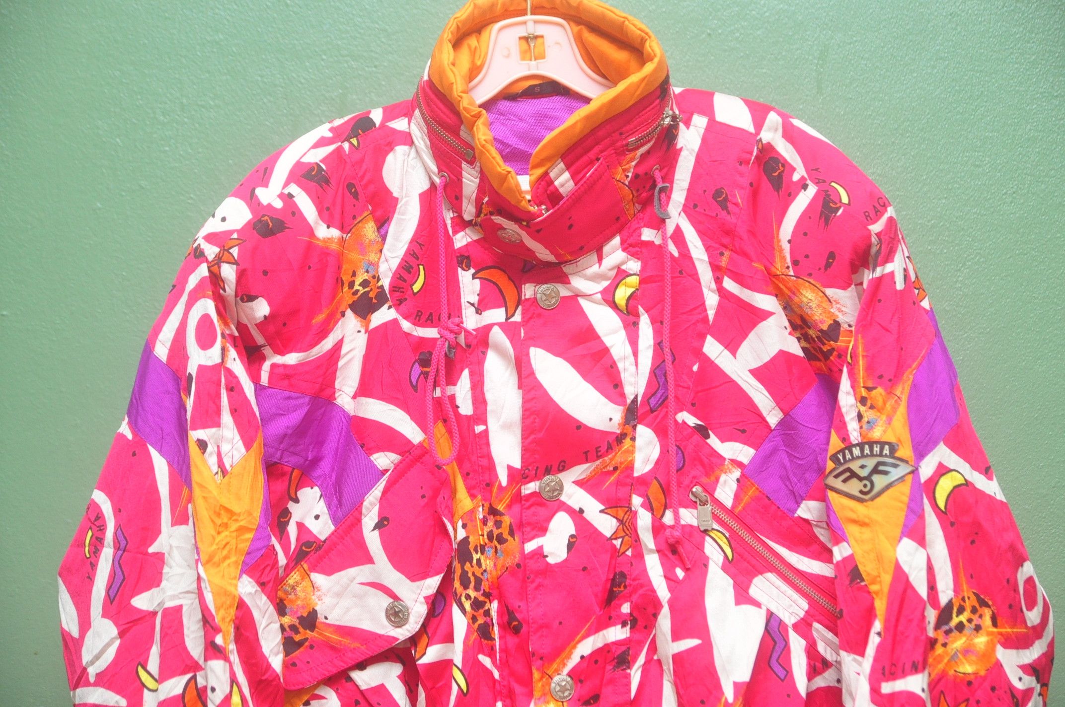Vintage Vintage Yamaha Ski Multicolour Designer Fashion Style Jaket Size US L / EU 52-54 / 3 - 3 Thumbnail