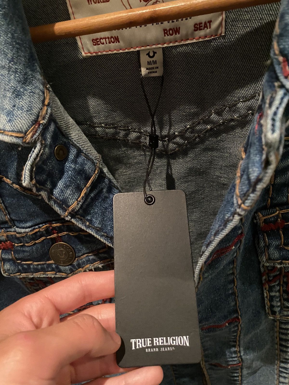 True Religion Jimmy Super T Denim Jacket Size US M / EU 48-50 / 2 - 6 Thumbnail