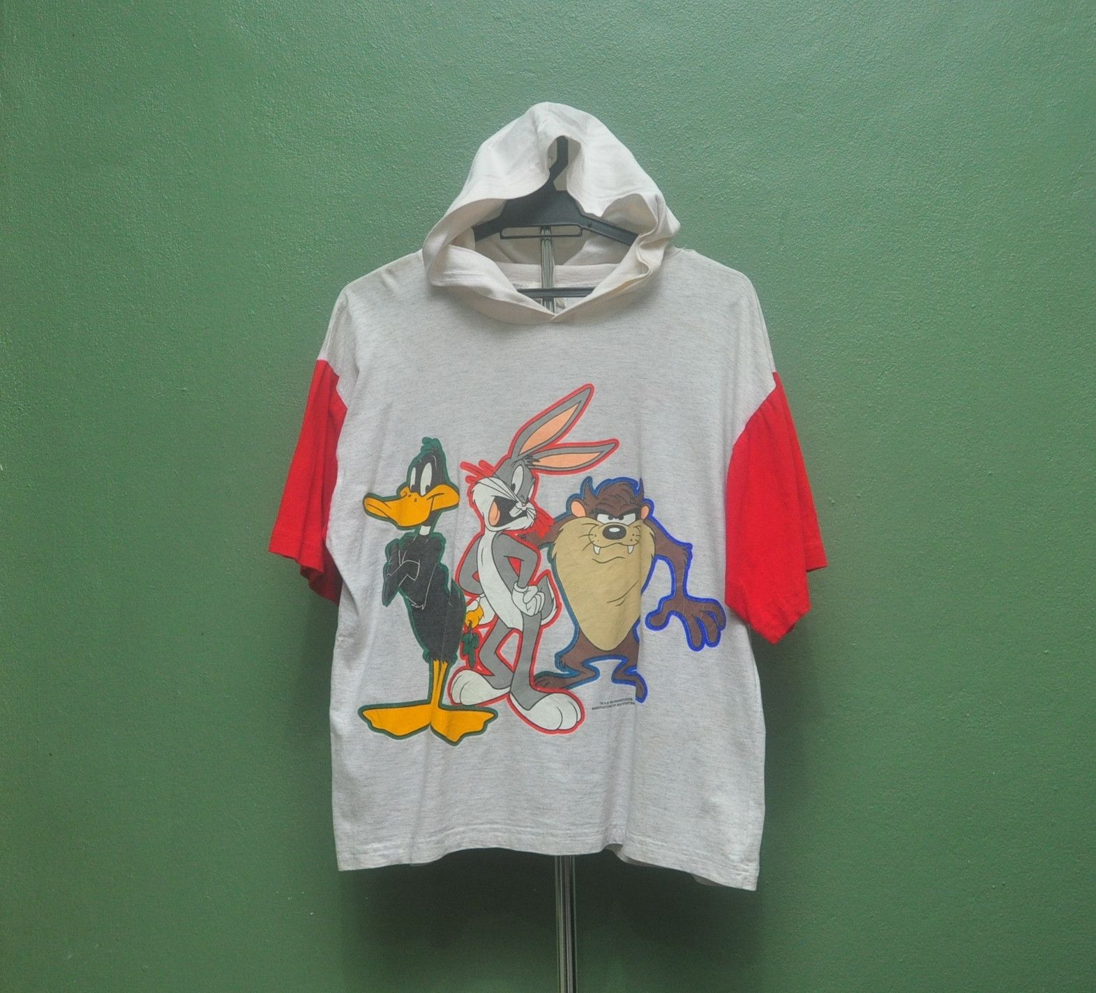 Pull Vintage Warner Bros. Malcolm X 1992 - Taille XL Blanc - Occasion Très Bon état