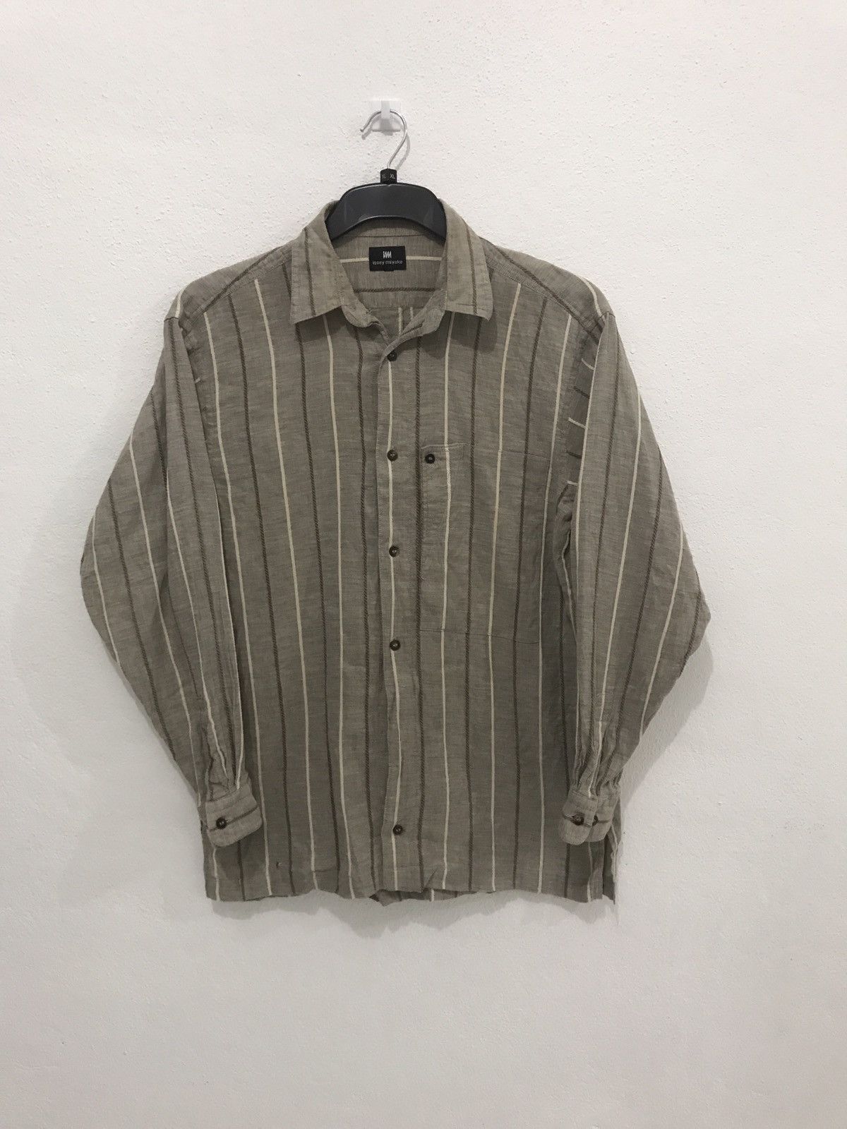 Issey Miyake ISSEY MIYAKE STRIPE SHIRT RARE Size US S / EU 44-46 / 1 - 1 Thumbnail