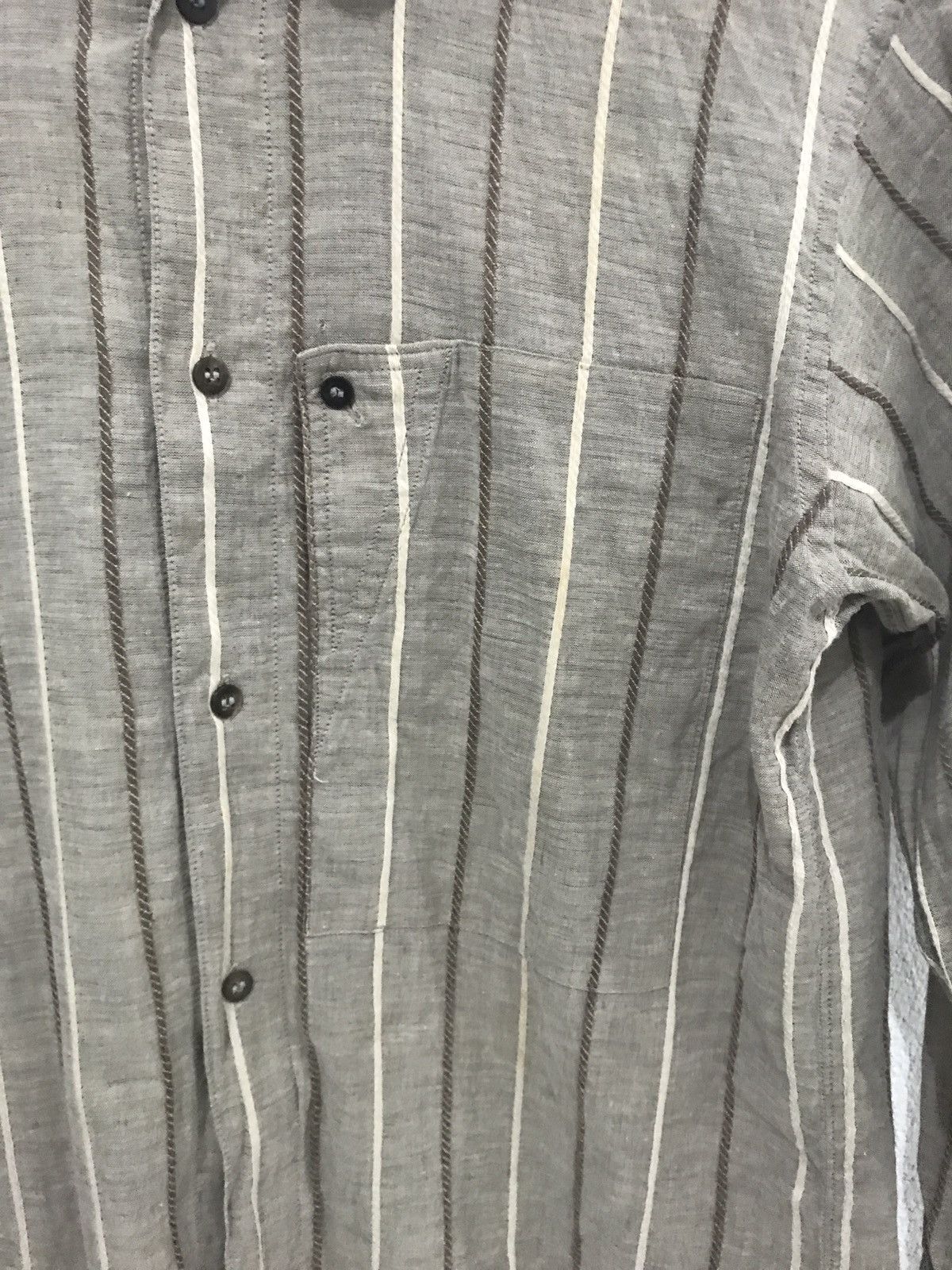 Issey Miyake ISSEY MIYAKE STRIPE SHIRT RARE Size US S / EU 44-46 / 1 - 6 Thumbnail