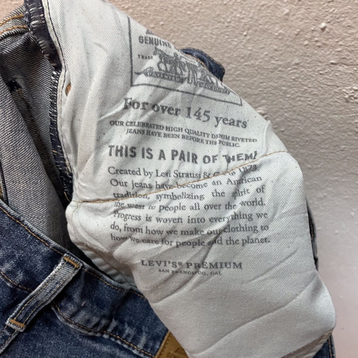 Levi's Vintage Levis Big E Lot 569 Denim Jeans Size US 34 / EU 50 - 6 Thumbnail