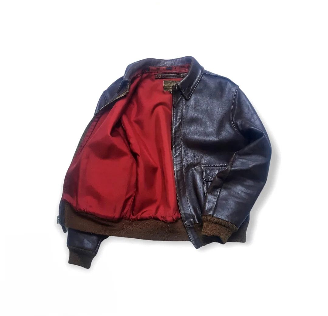 The real mccoys silk lined a2 jacket
