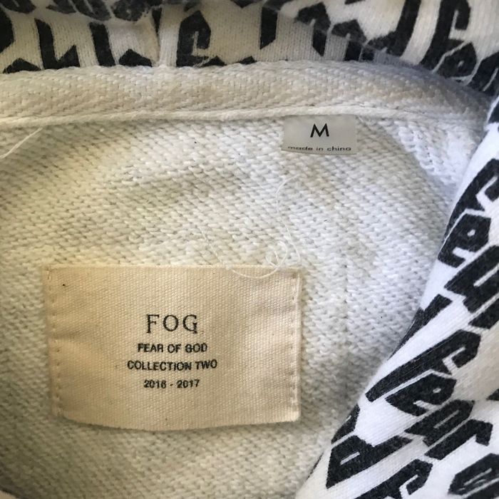 Fear of god all over print hoodie hot sale legit check