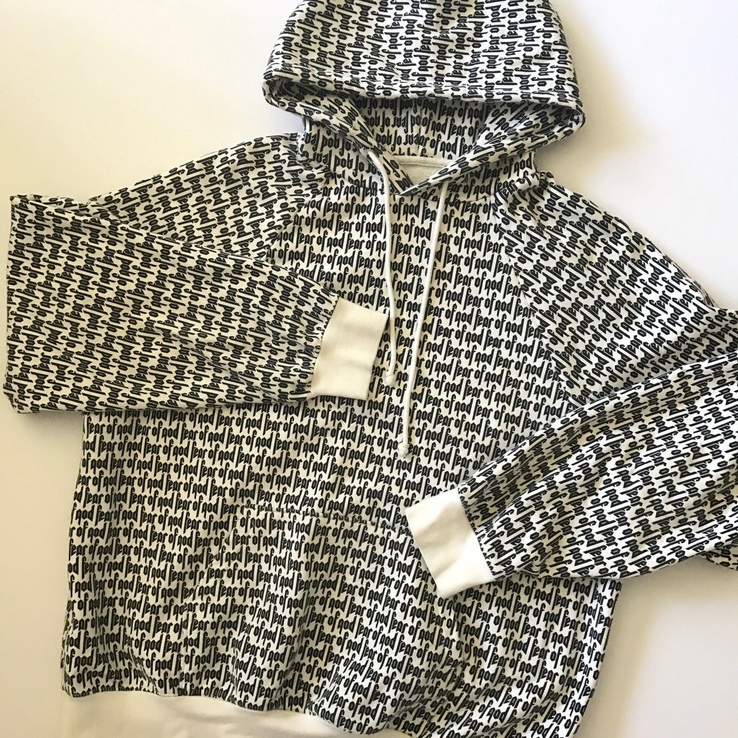 Fog all store over print hoodie