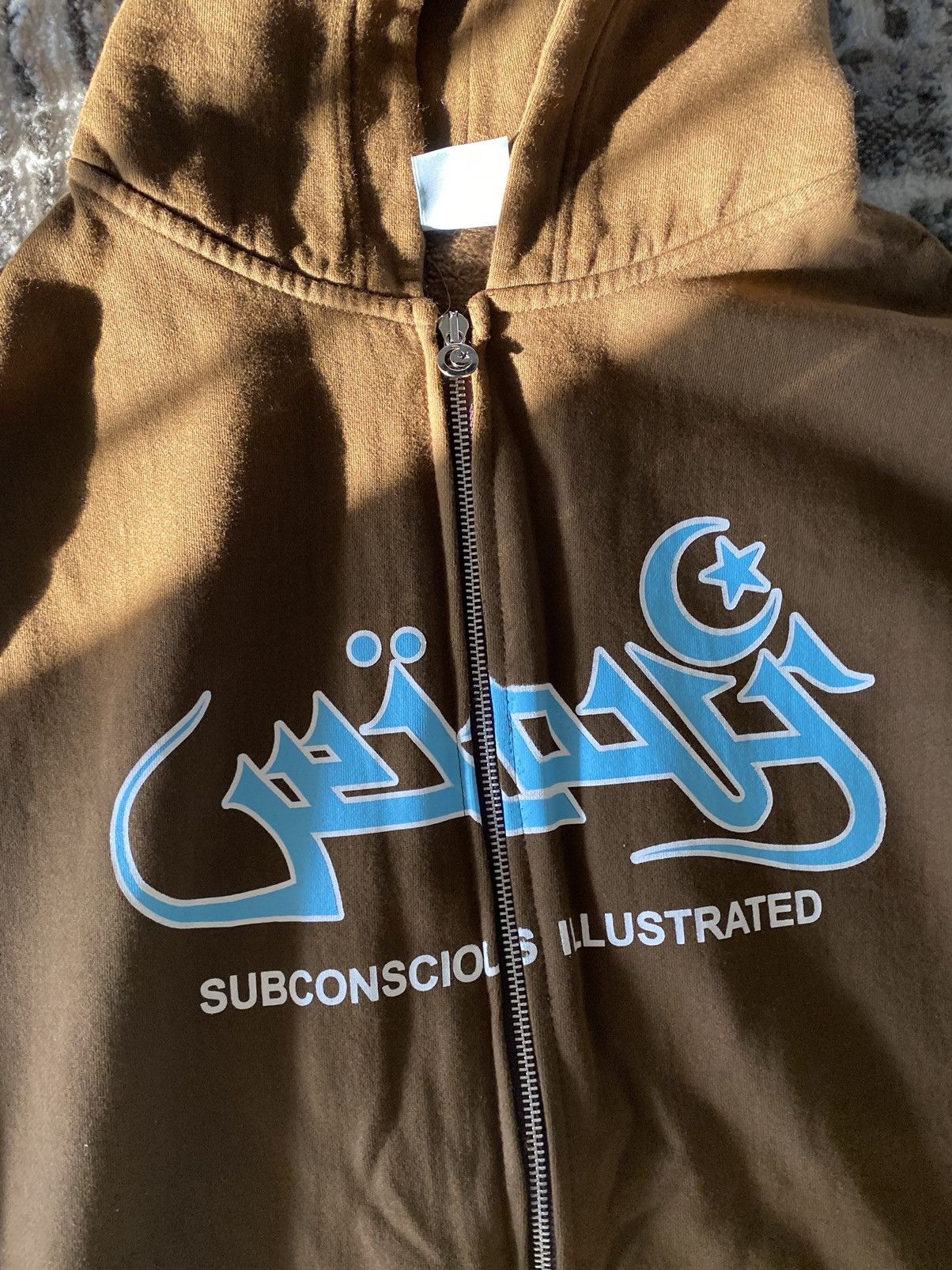Velour Scars Zip Up Hoodie