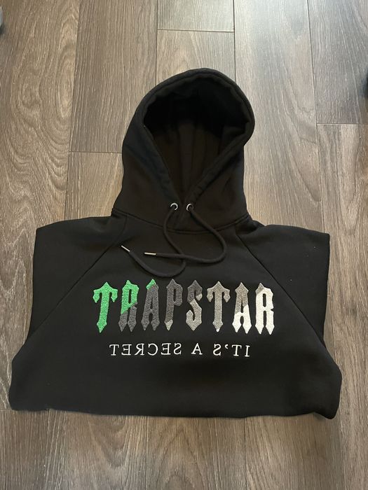 Trapstar London Trapstar Decoded Hoodie Black & Green Grailed
