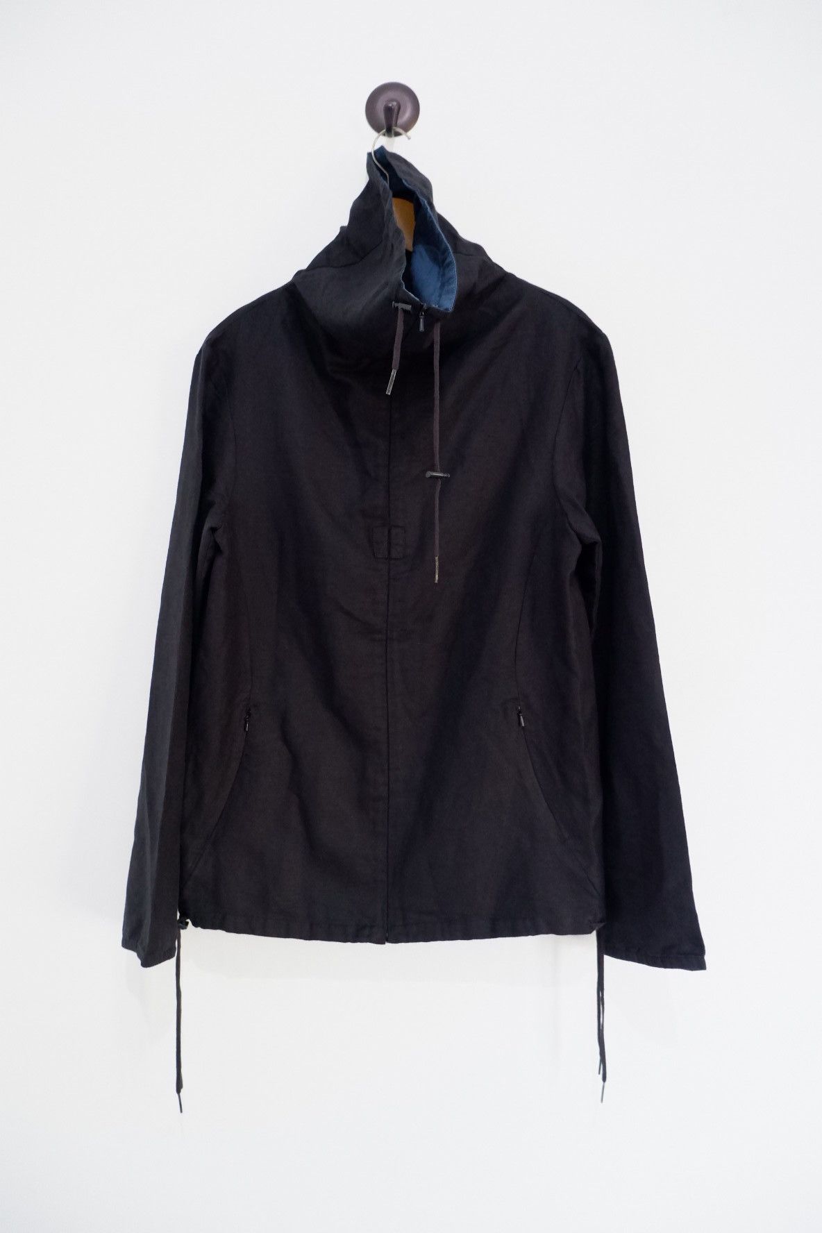 Emporio Armani Vintage Armani Tech Long Collar Cupro Jacket Size US M / EU 48-50 / 2 - 1 Thumbnail