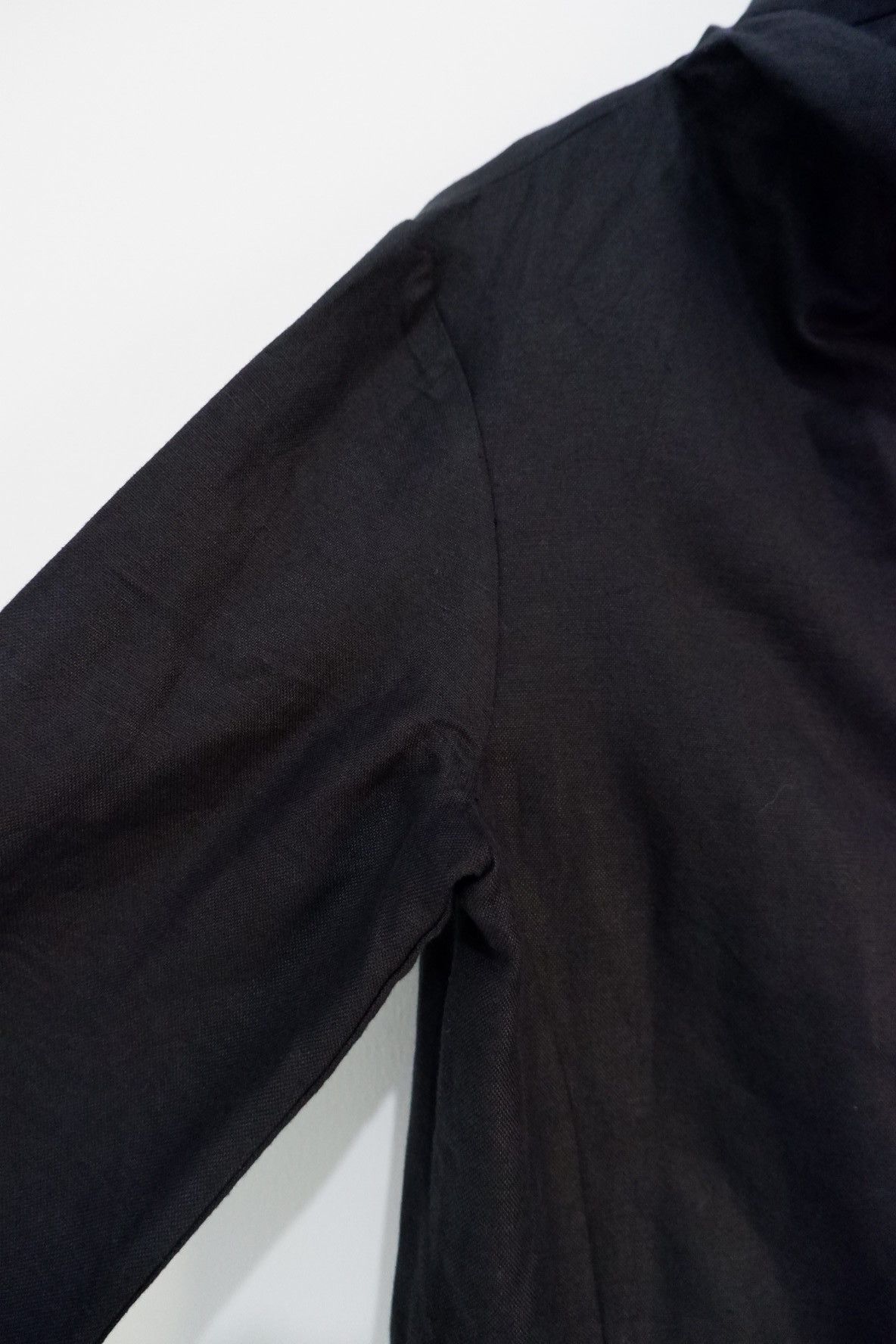 Emporio Armani Vintage Armani Tech Long Collar Cupro Jacket Size US M / EU 48-50 / 2 - 7 Thumbnail
