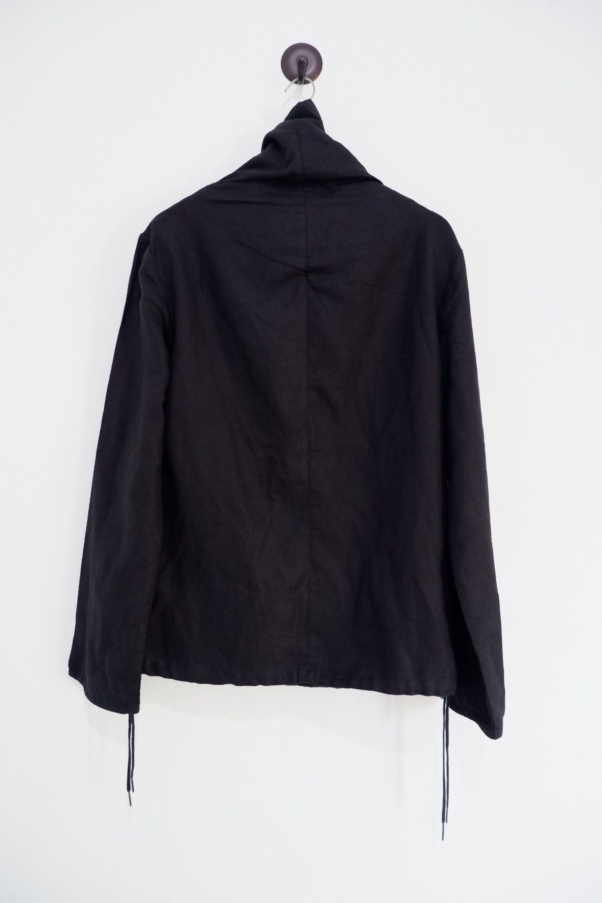 Emporio Armani Vintage Armani Tech Long Collar Cupro Jacket Size US M / EU 48-50 / 2 - 2 Thumbnail