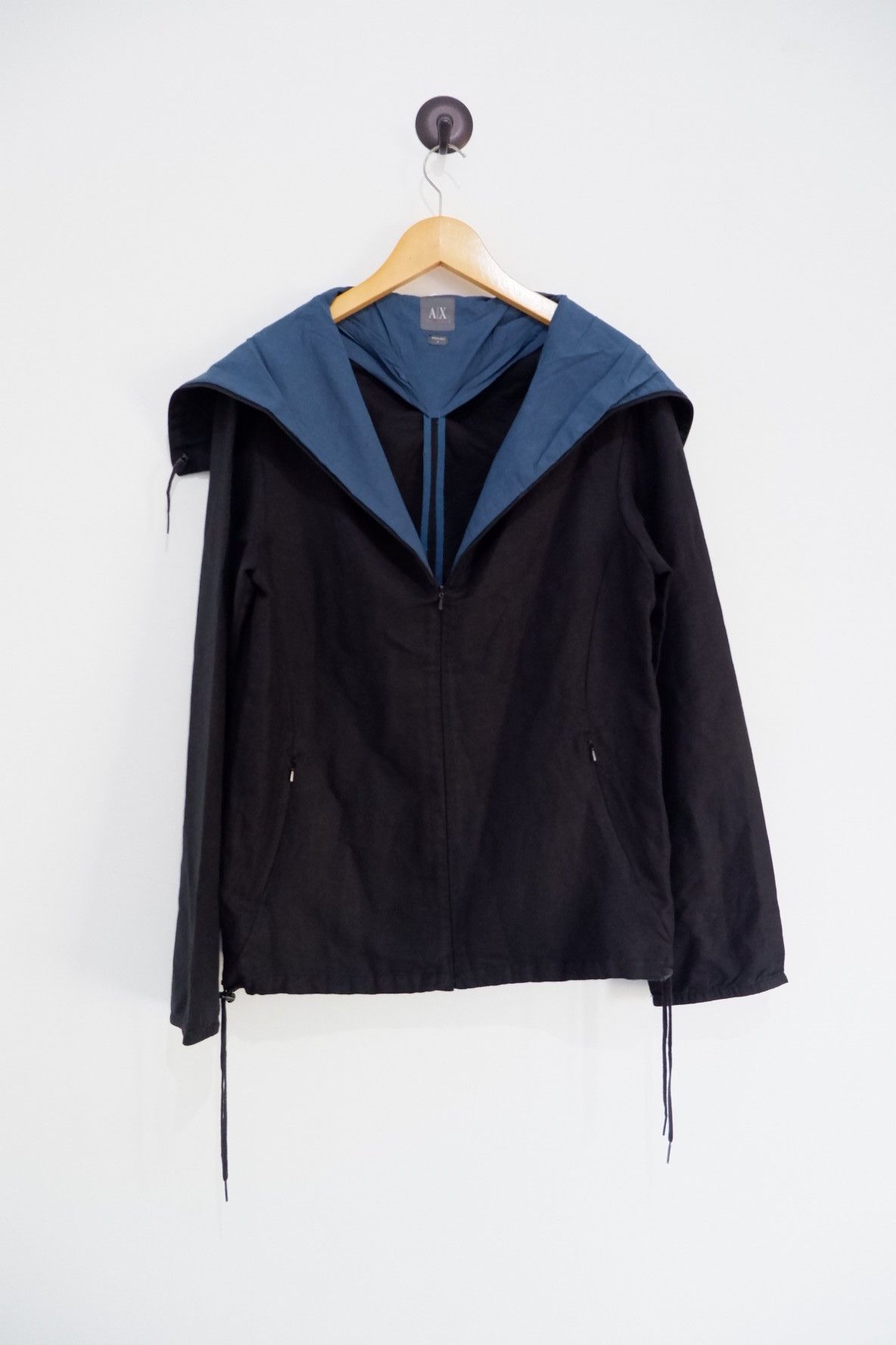 Emporio Armani Vintage Armani Tech Long Collar Cupro Jacket Size US M / EU 48-50 / 2 - 4 Thumbnail