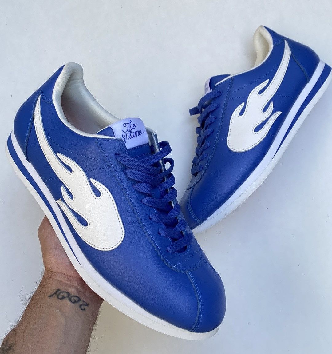4HUNNID YG 4Hunnid The Flame Block Runner ‘Dodger Blue’ Shoe Size 13 ...