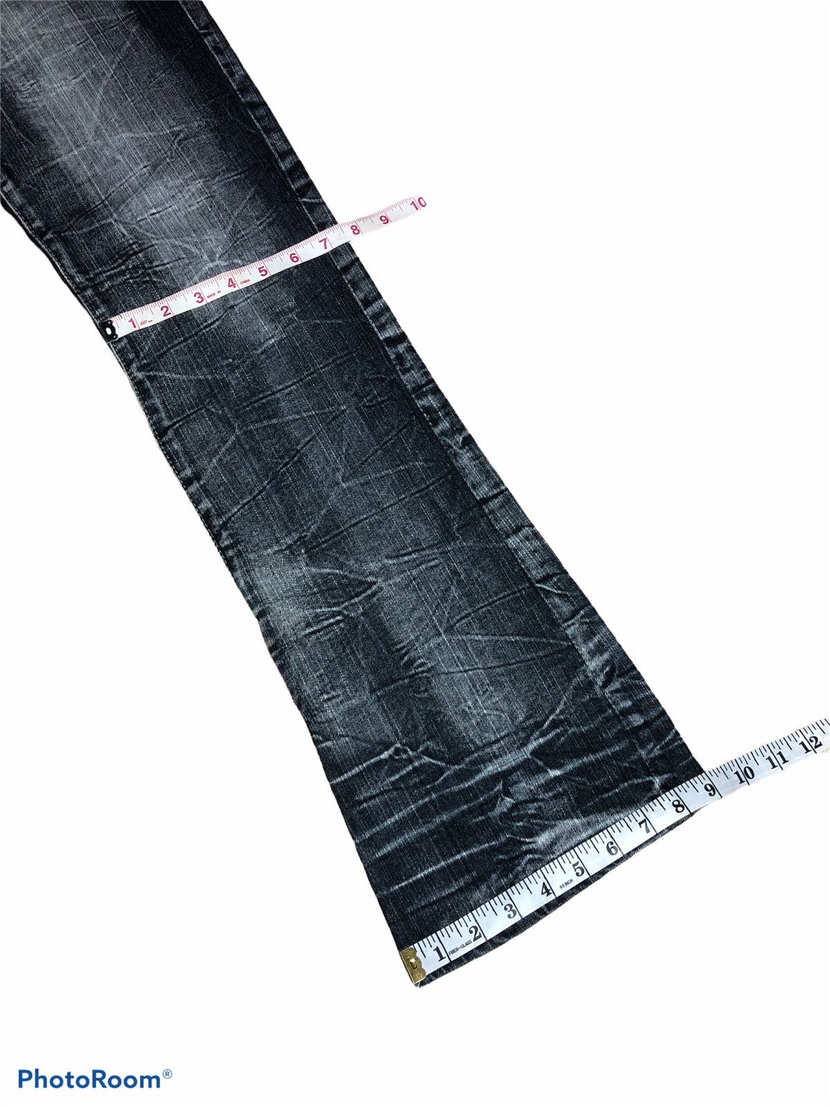 If Six Was Nine FLARED⚡️⚡️WASHED BLACK DENIM BY JACK SERIKA Size US 30 / EU 46 - 6 Thumbnail