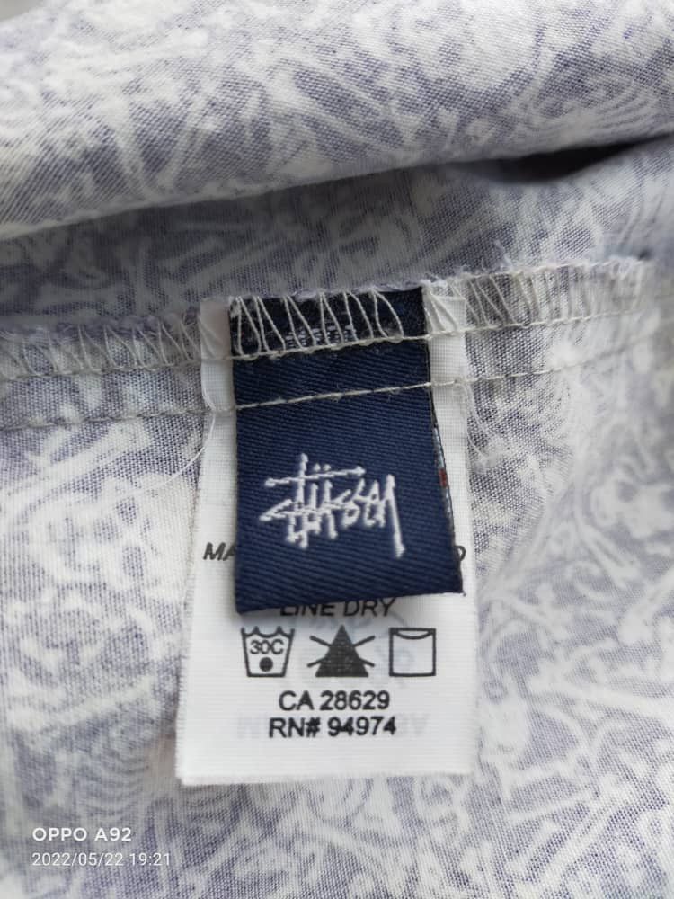 Stussy Vintage Stussy Skull & Bones Shirt Size US M / EU 48-50 / 2 - 3 Thumbnail