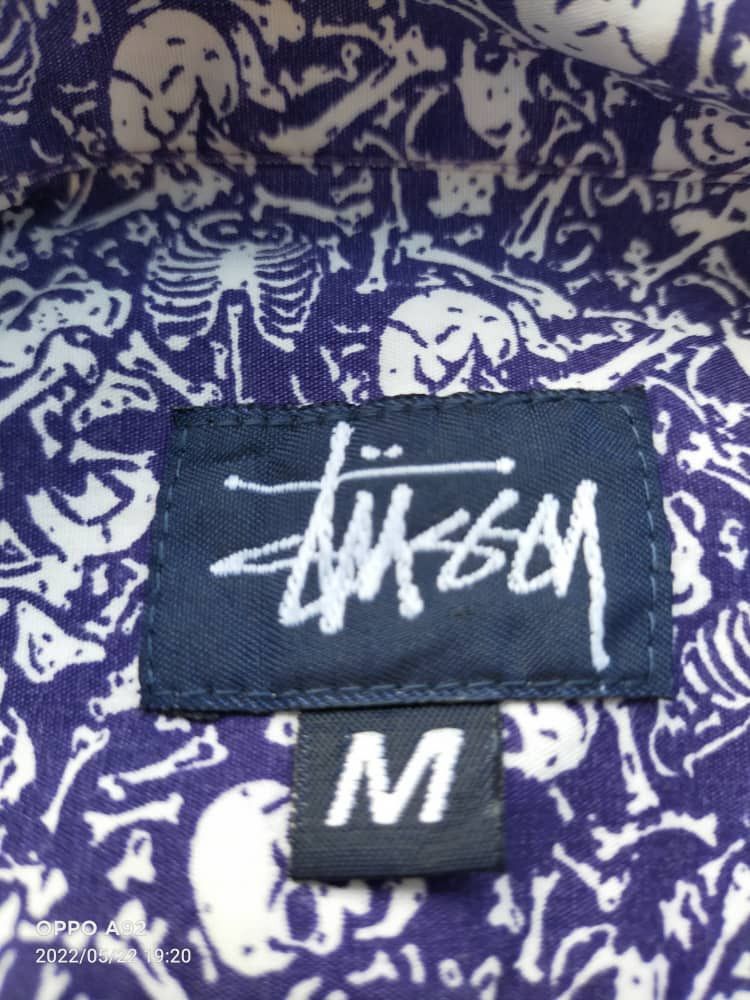 Stussy Vintage Stussy Skull & Bones Shirt Size US M / EU 48-50 / 2 - 2 Thumbnail