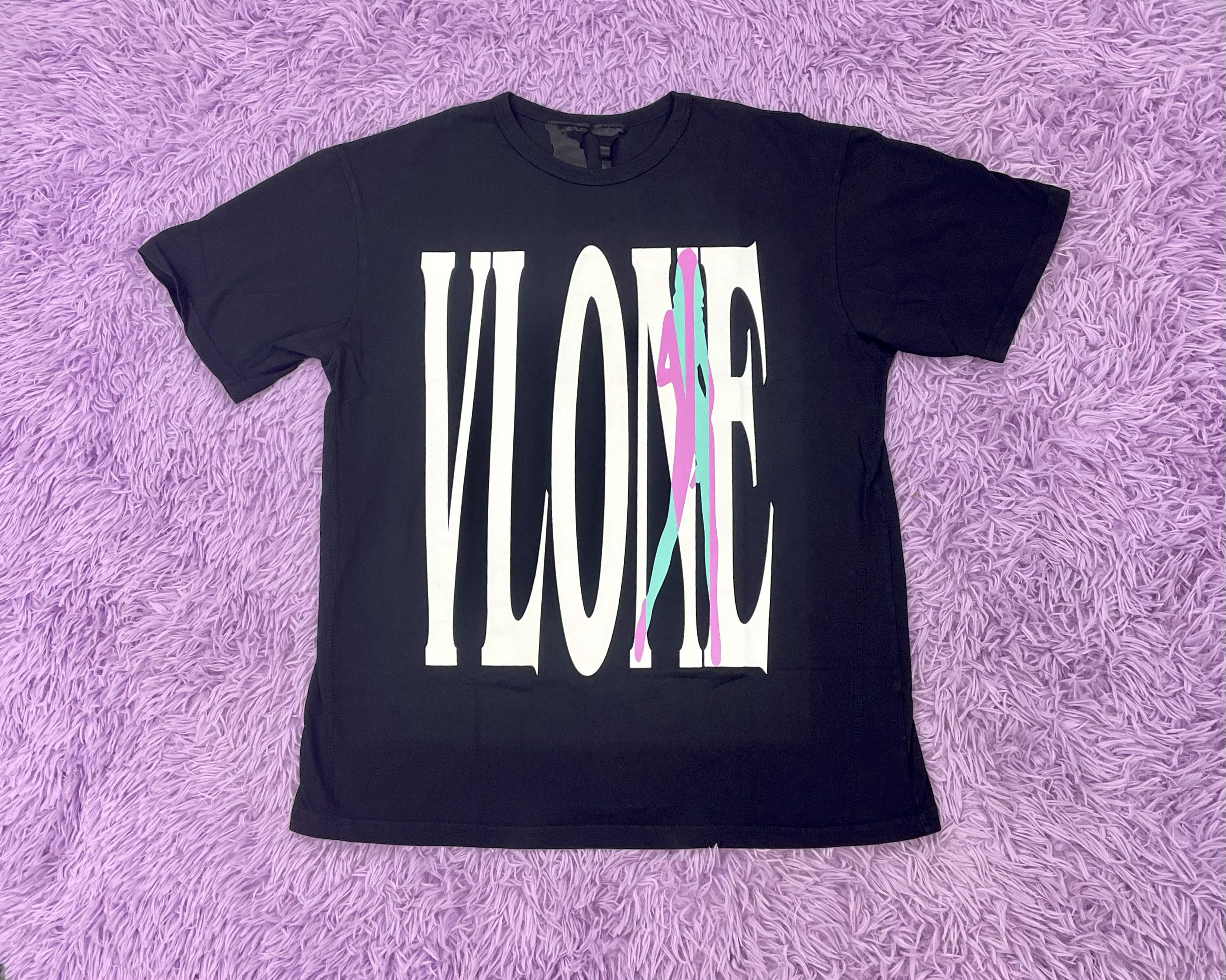 Vlone × Palm Angel purple black T-shirt Vlone Palm Angels Purple T-shirt (Large) | eBay