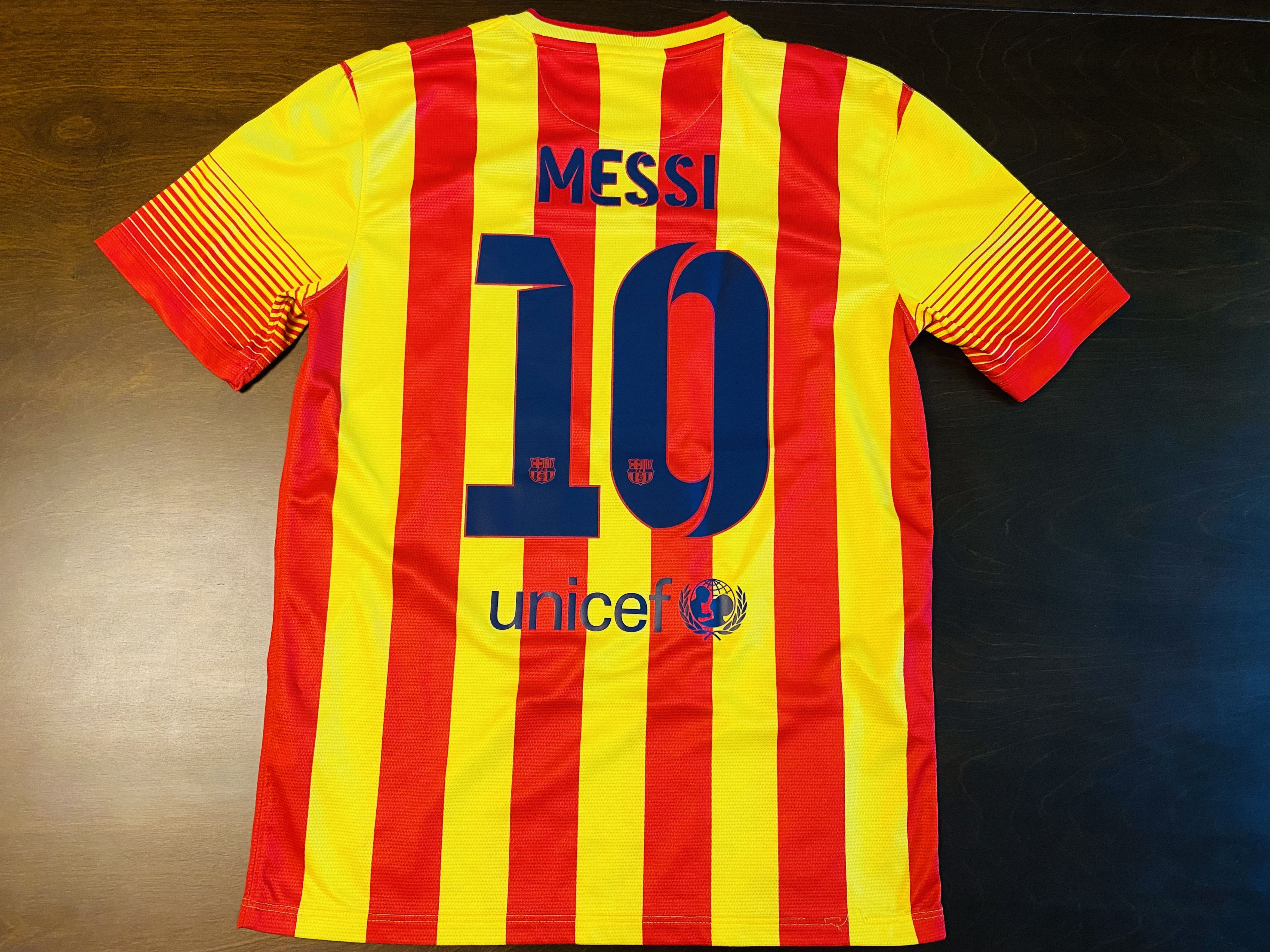 Nike FC Barcelona MESSI 2014 ユニフォーム FC Barcelona Lionel Messi 2013/2014 Home Jersey | eBay