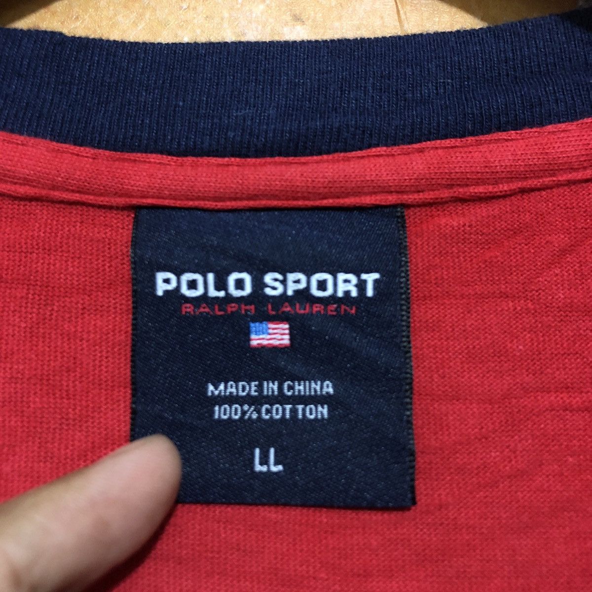 Vintage Vintage Polo Sport Ralph Lauren T-Shirt Size US L / EU 52-54 / 3 - 3 Thumbnail
