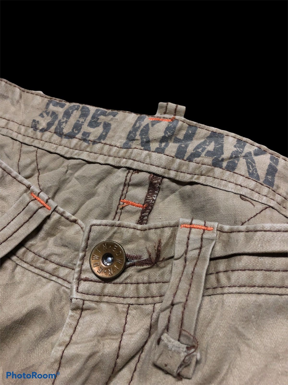 Edwin RARE⚡️EDWIN SIX POCKET TACTICAL/MULTIPOCKET BUSHPANT KHAKI Size US 30 / EU 46 - 6 Thumbnail