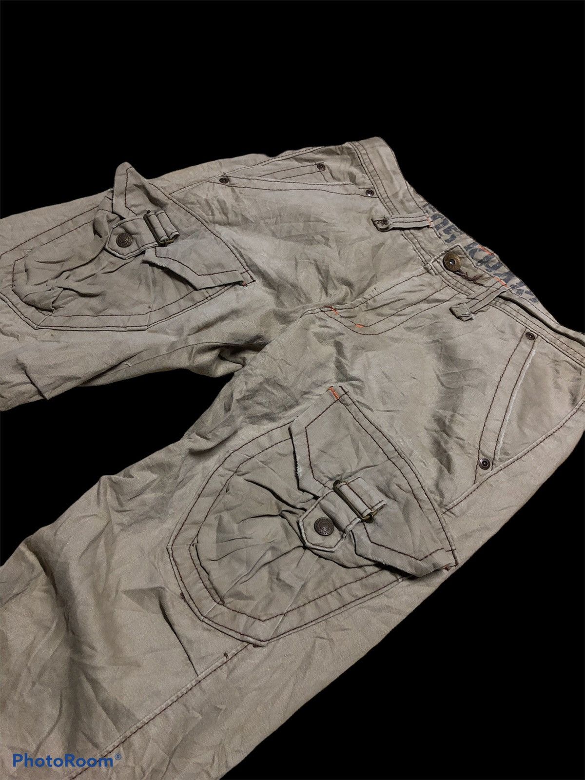 Edwin RARE⚡️EDWIN SIX POCKET TACTICAL/MULTIPOCKET BUSHPANT KHAKI Size US 30 / EU 46 - 3 Thumbnail
