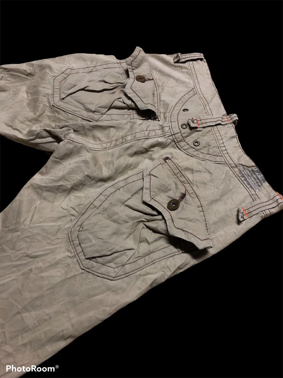 Edwin RARE⚡️EDWIN SIX POCKET TACTICAL/MULTIPOCKET BUSHPANT KHAKI Size US 30 / EU 46 - 4 Thumbnail