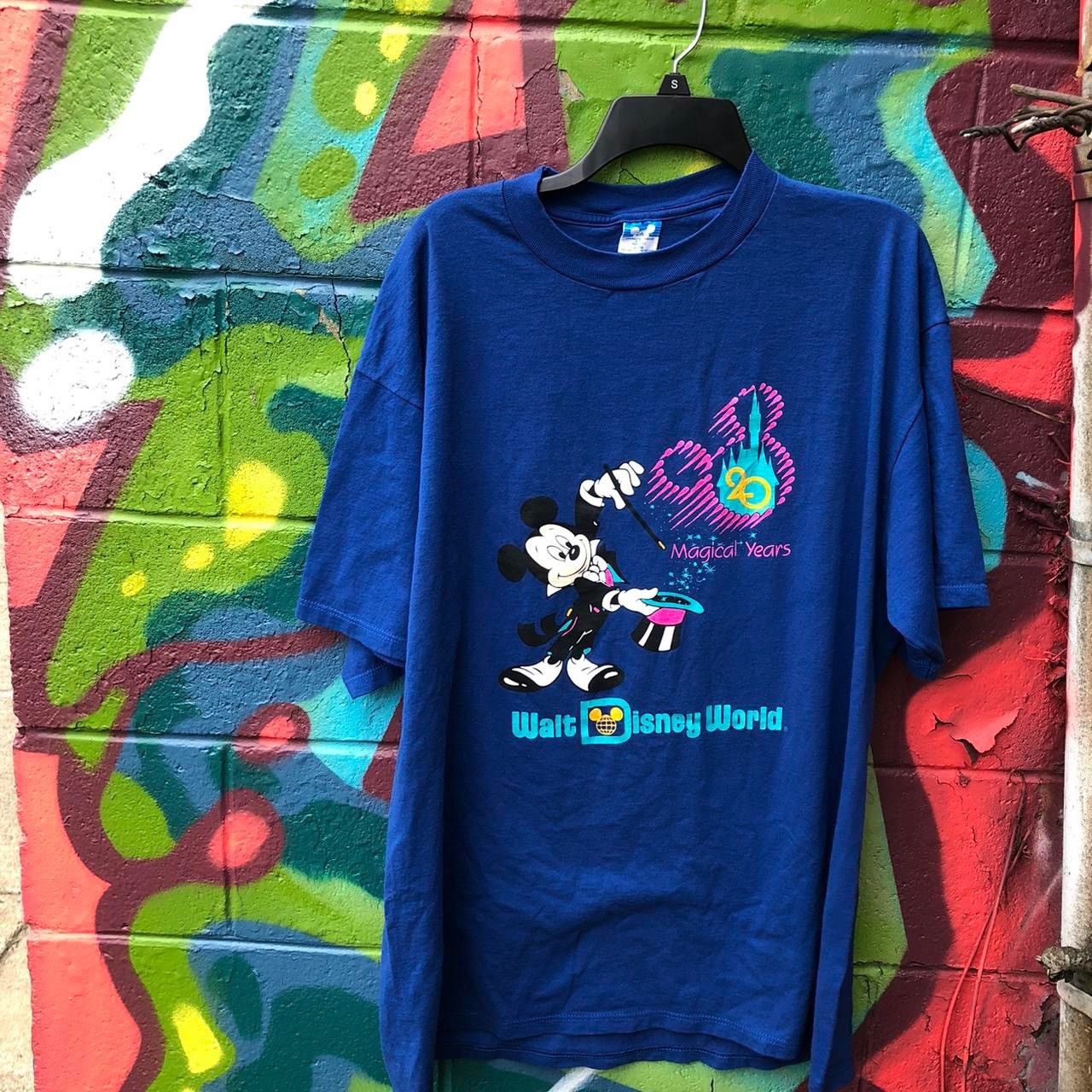 Disney × Mickey Mouse × Vintage 80s Vintage Magician Wizard Mickey Mouse T-Shirt disney Size US XL / EU 56 / 4 - 3 Thumbnail