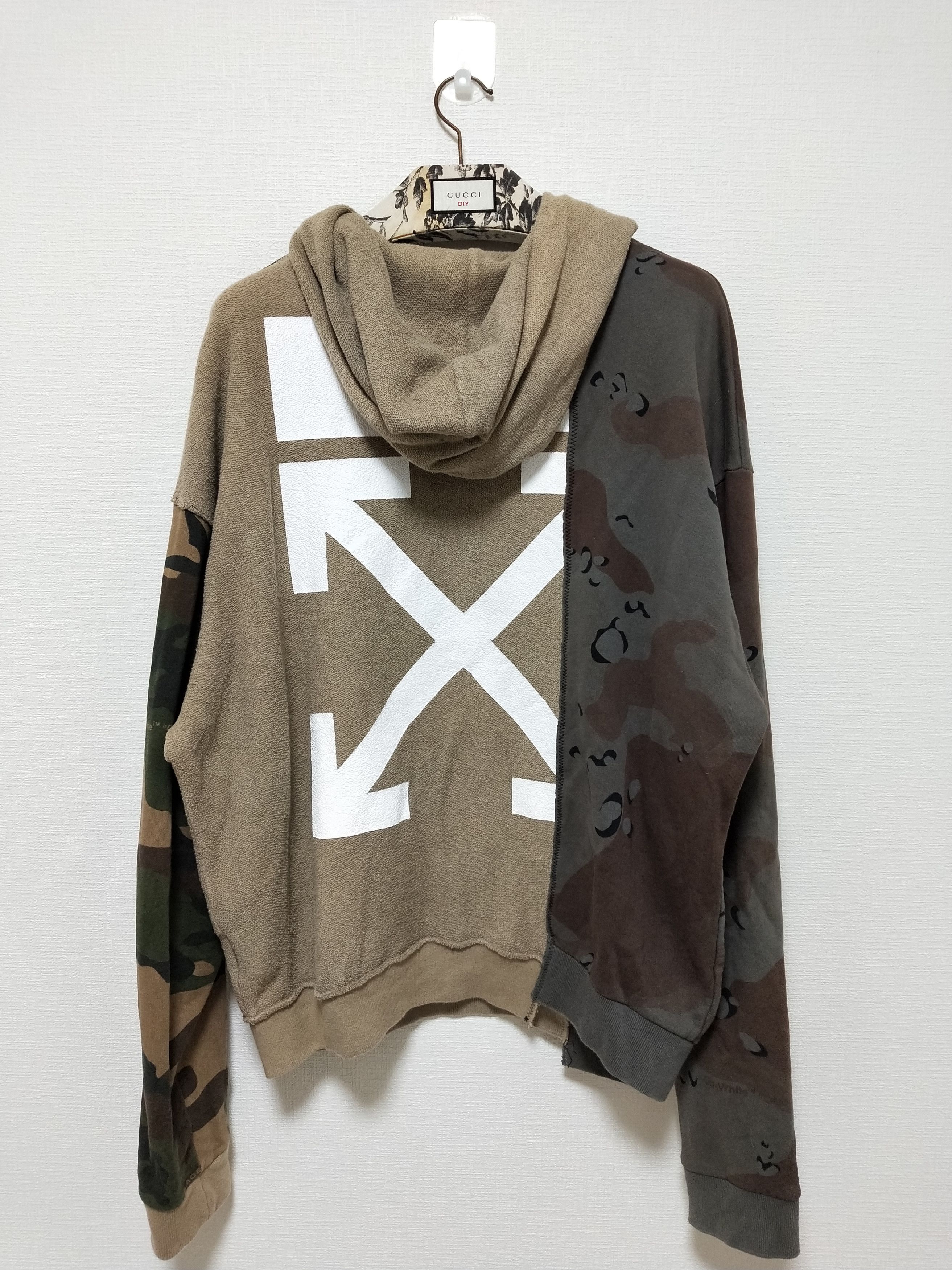 Off-White Camo Reconstructed Arrows Hoodies Size US L / EU 52-54 / 3 - 2 Thumbnail