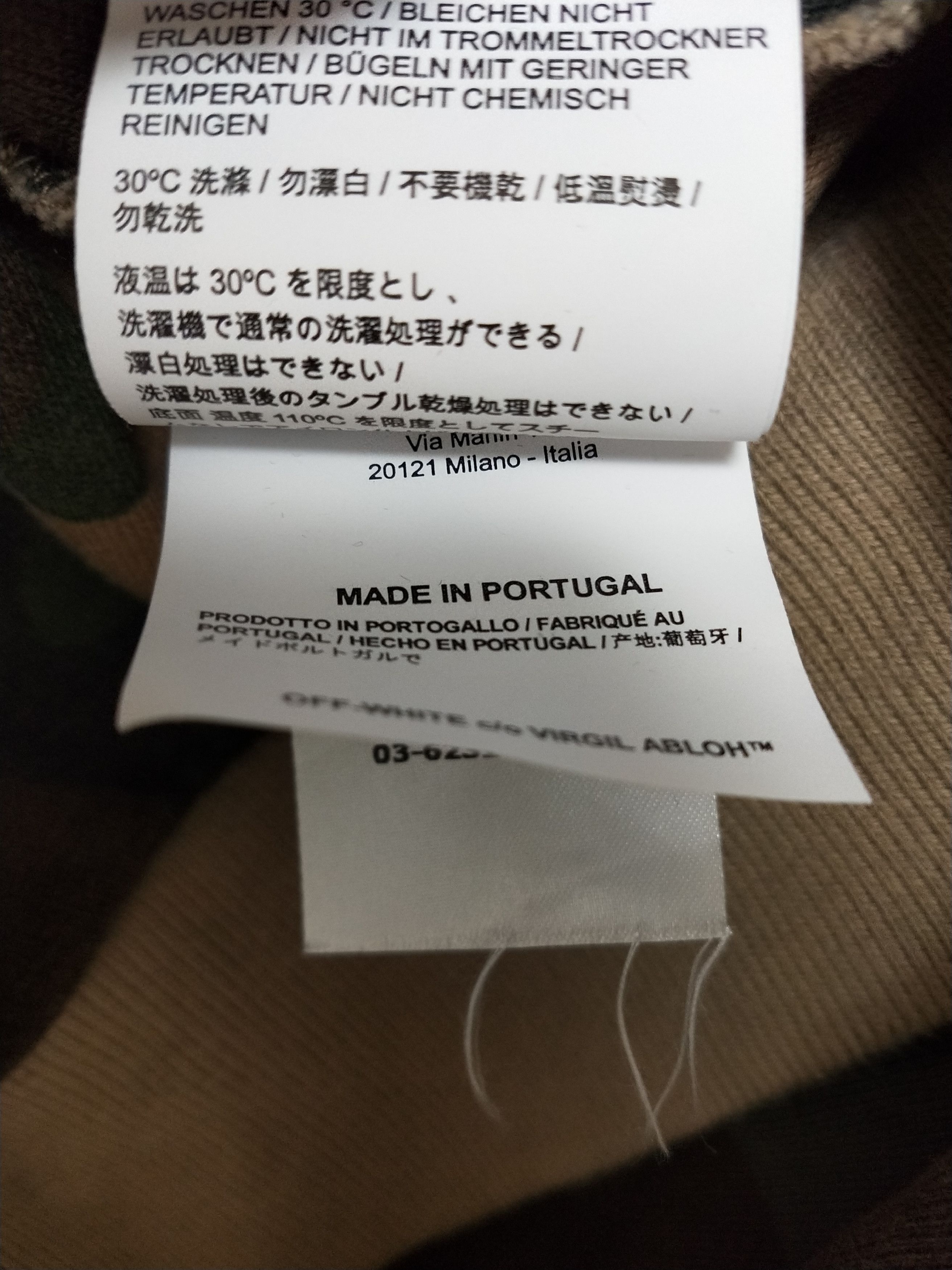 Off-White Camo Reconstructed Arrows Hoodies Size US L / EU 52-54 / 3 - 8 Thumbnail