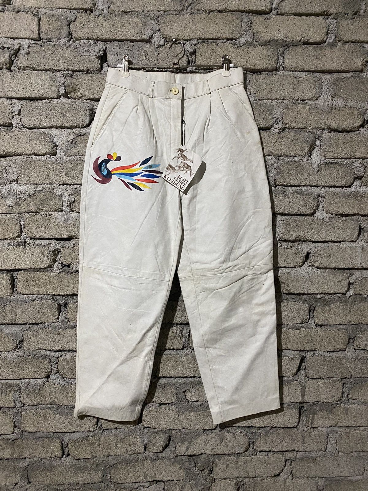 Genuine Leather 🔥SALE🔥ECHT LEDER KLEIDUNG PANTS Size US 28 / EU 44 - 1 Thumbnail