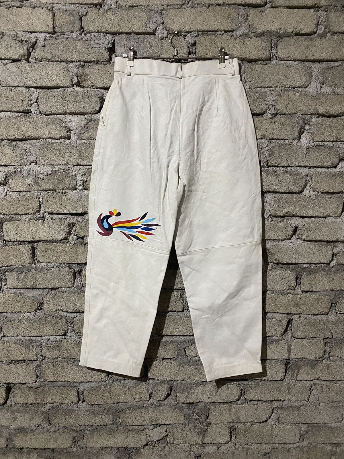 Genuine Leather 🔥SALE🔥ECHT LEDER KLEIDUNG PANTS Size US 28 / EU 44 - 2 Thumbnail