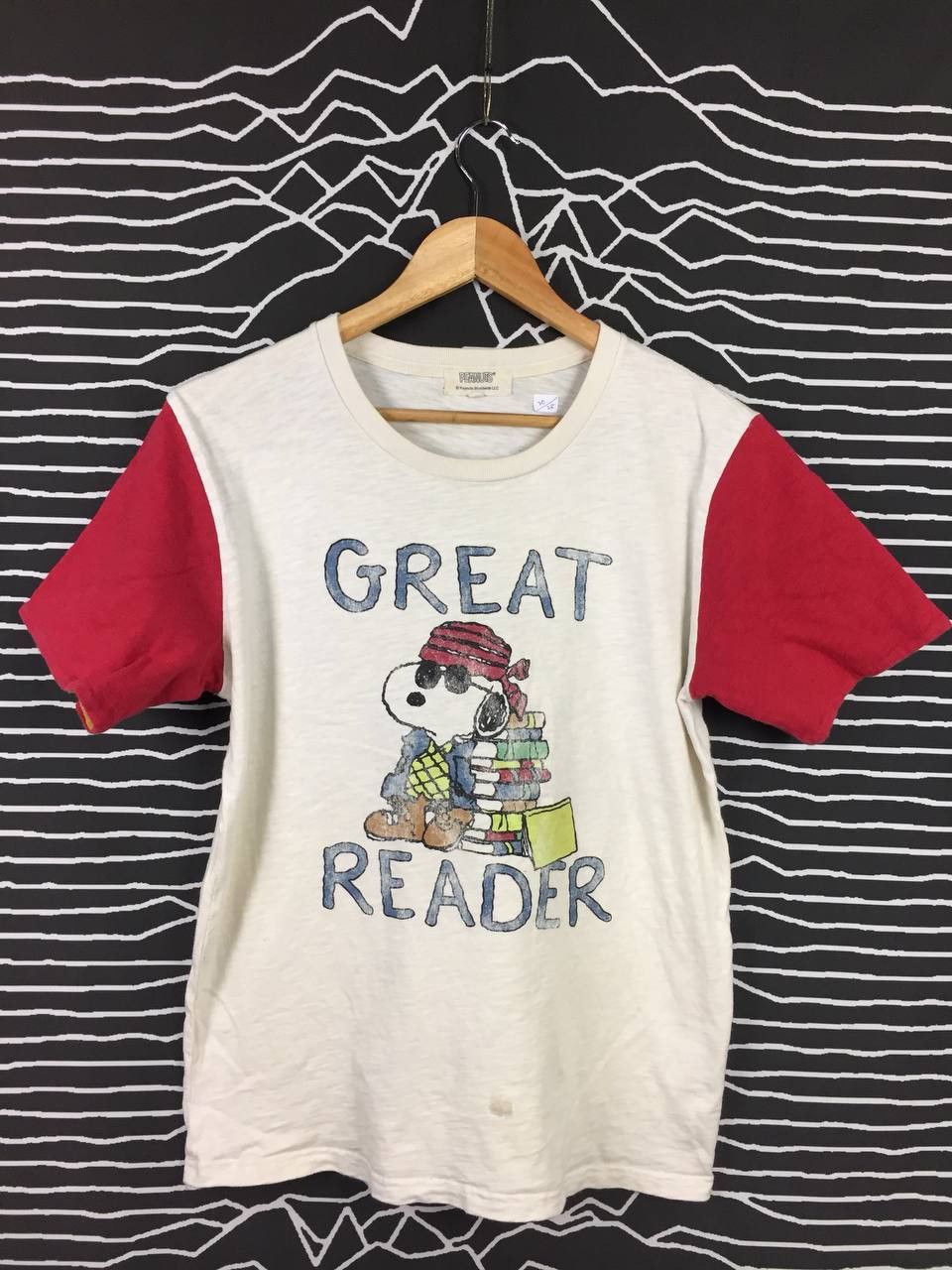 Cartoon Network Vtg Peanuts Snoopy Great Reader Cartoon Tee Size US M / EU 48-50 / 2 - 1 Thumbnail