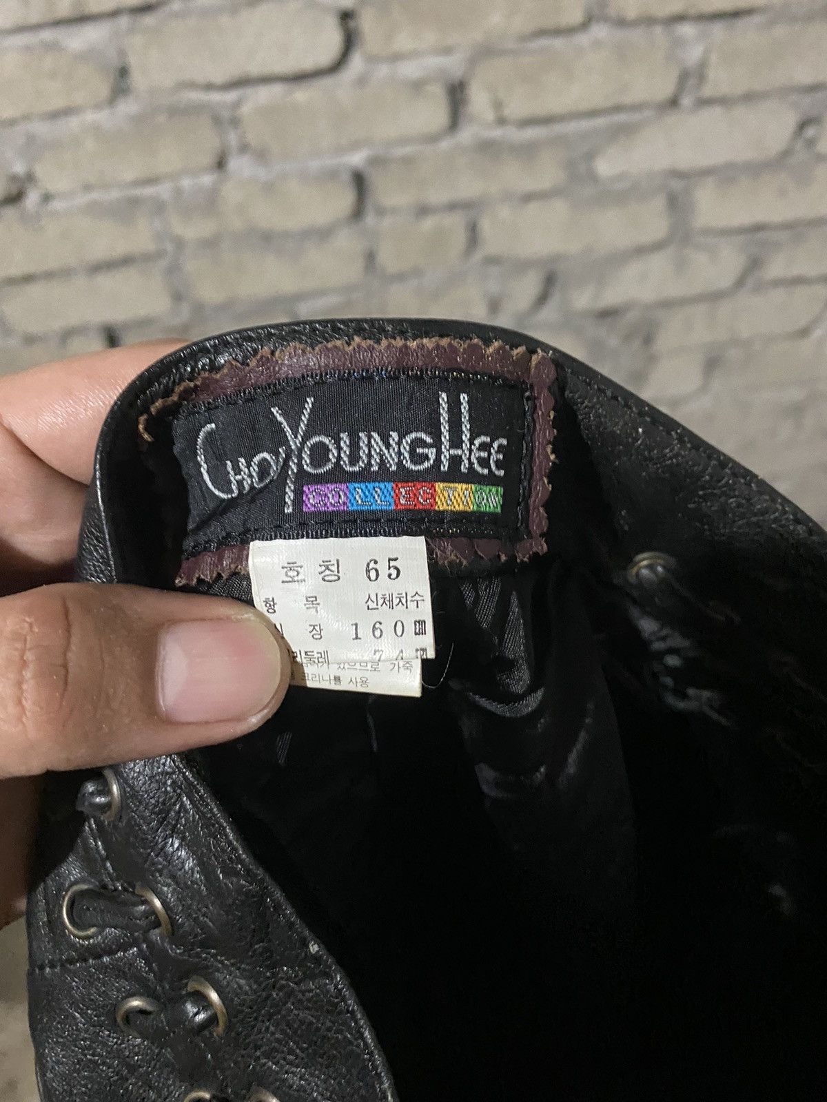 Vintage 🔥SALE🔥KOREAN DESIGNER CHOI YOUNG HEE LEATHER PANTS Size US 28 / EU 44 - 8 Thumbnail