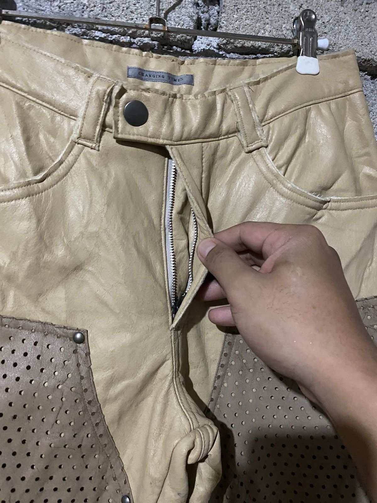 Japanese Brand 🔥SALE🔥CHANGING TIME MADE IN JAPAN SYNTHETIC PANTS Size US 28 / EU 44 - 6 Thumbnail